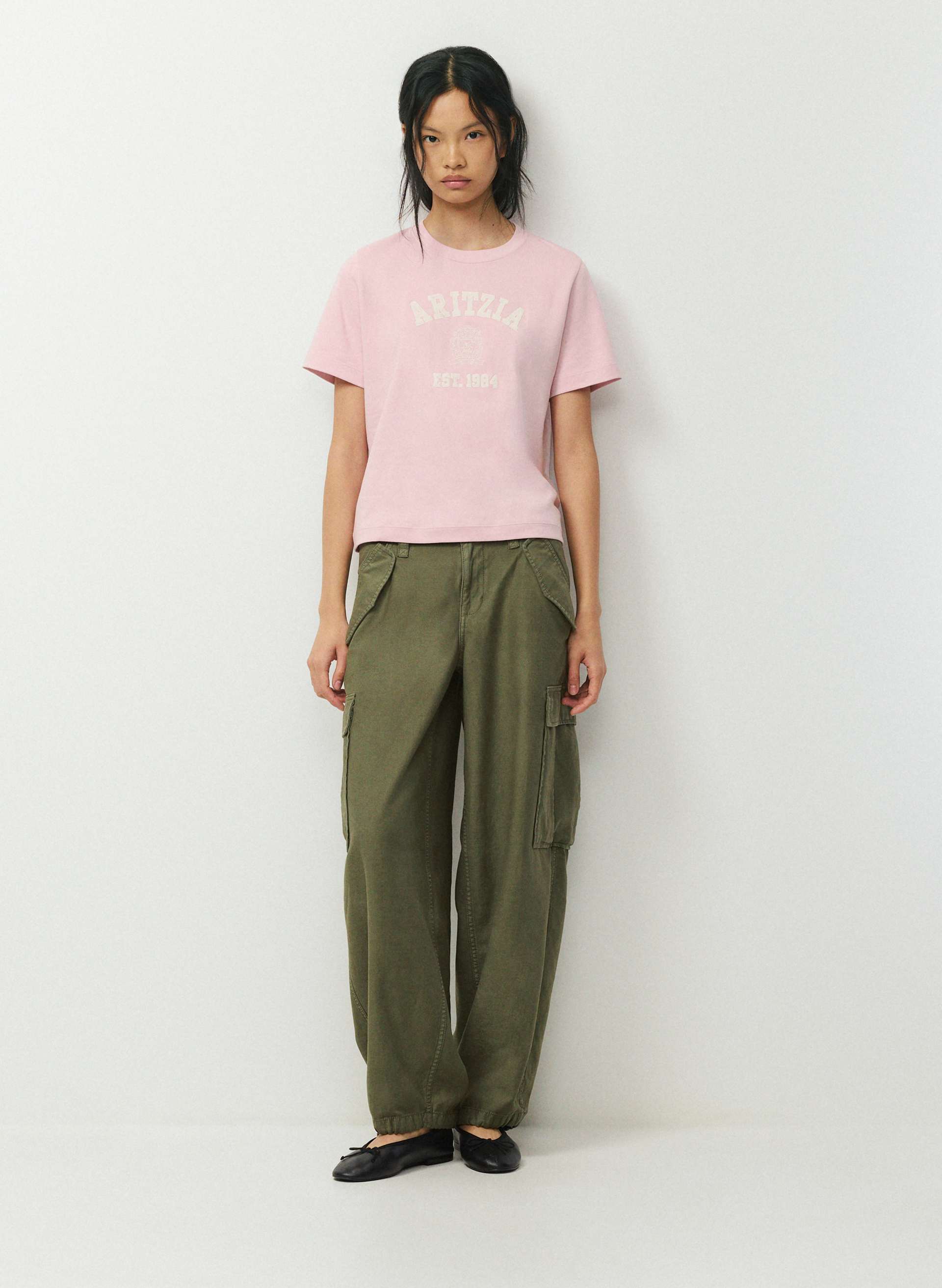 INTERLOCK COTTON FUNCTION T-SHIRT | Aritzia