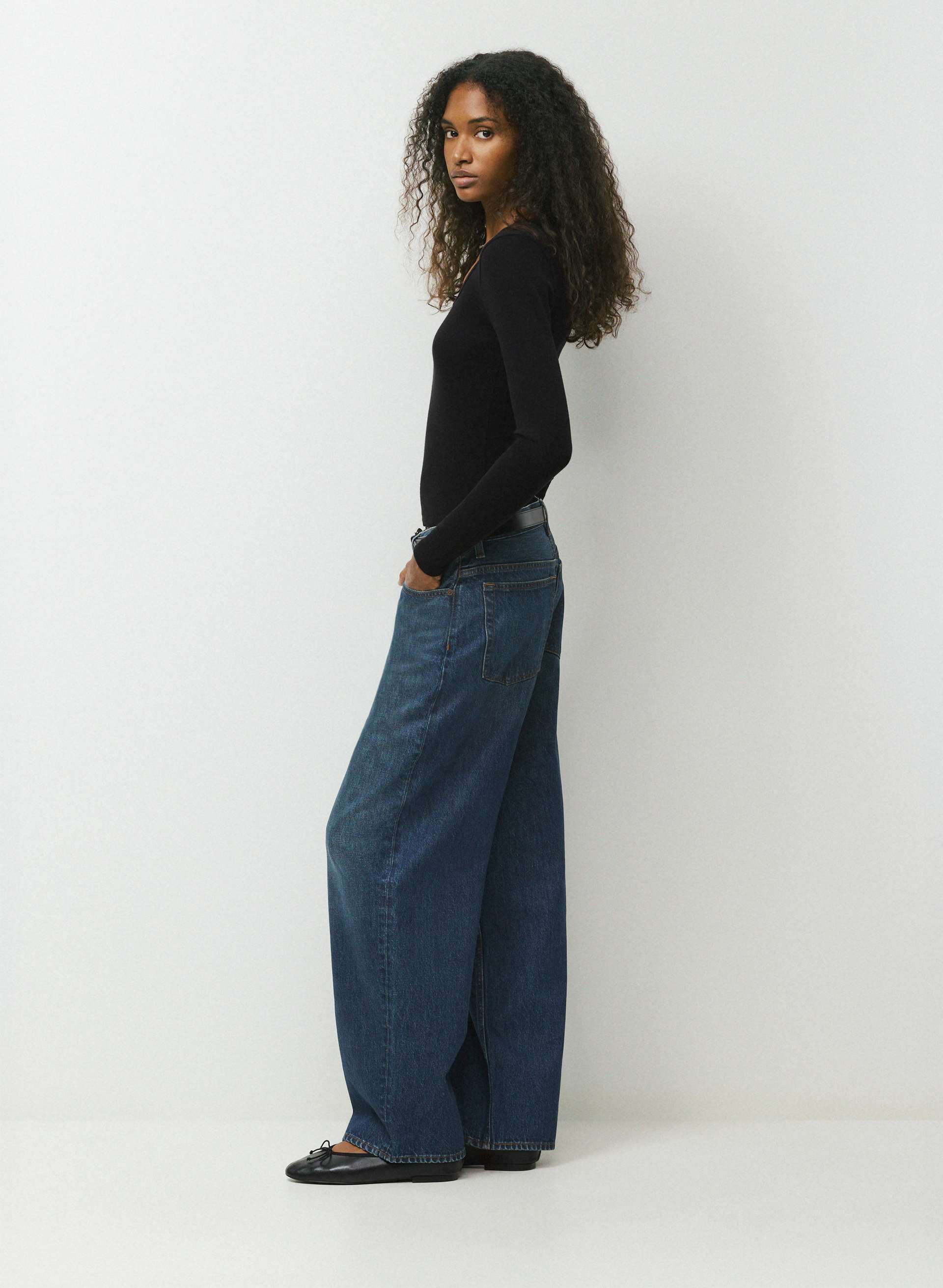 HOMESTRETCH™ RIB FREQUENCY LONGSLEEVE | Aritzia