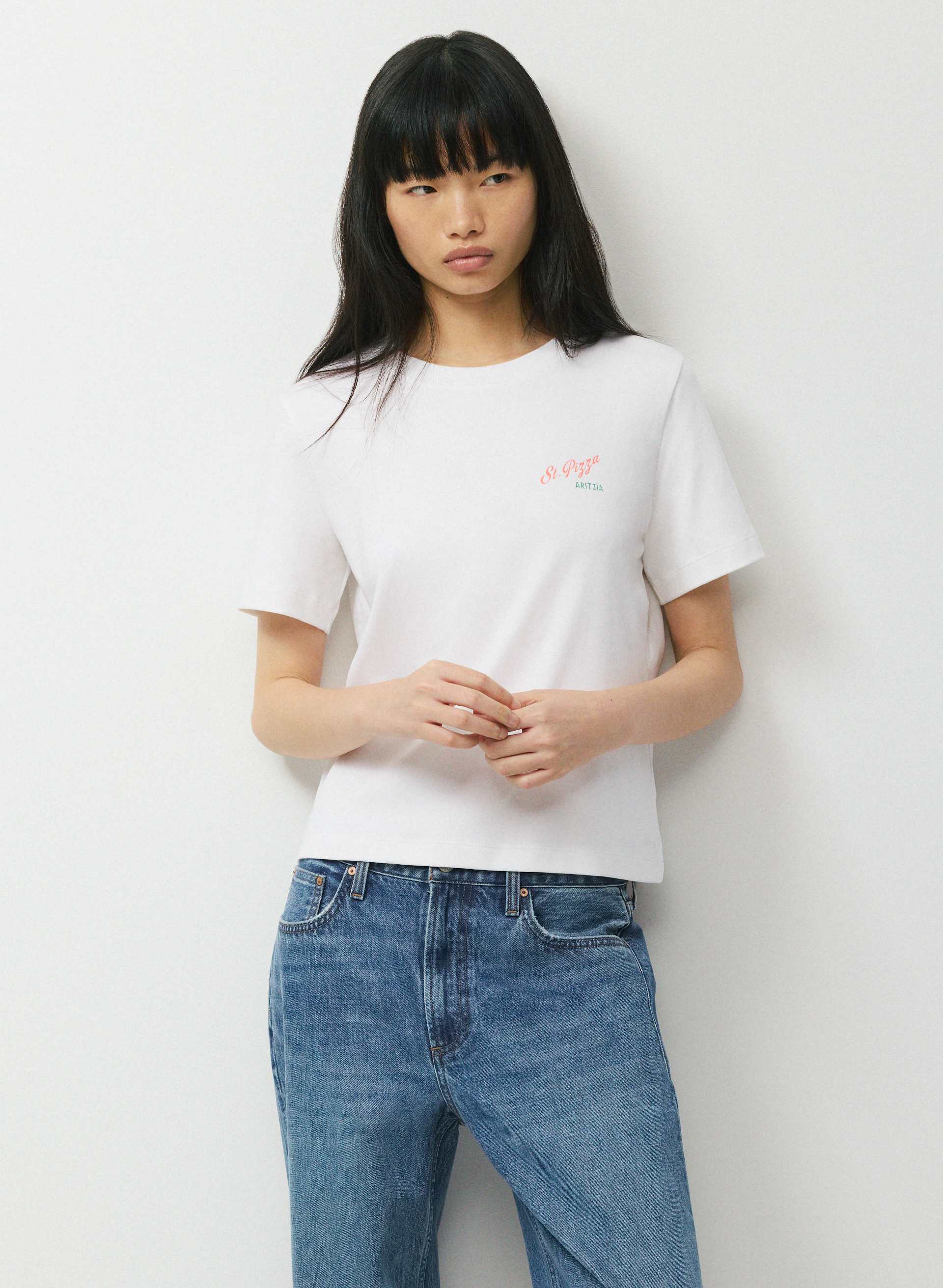 INTERLOCK COTTON FUNCTION T-SHIRT | Aritzia