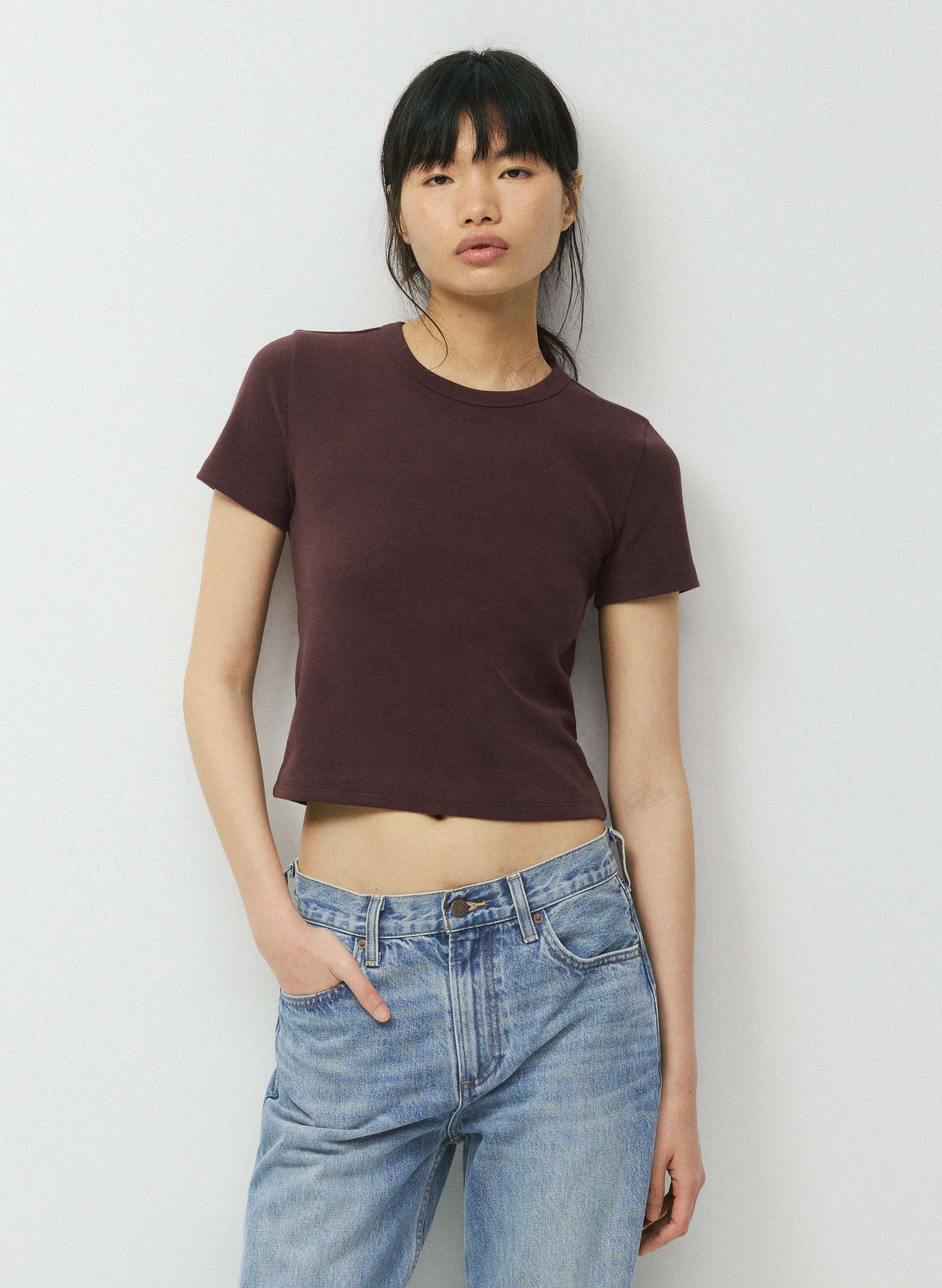 LITTLE RIBBED T-SHIRT | Aritzia