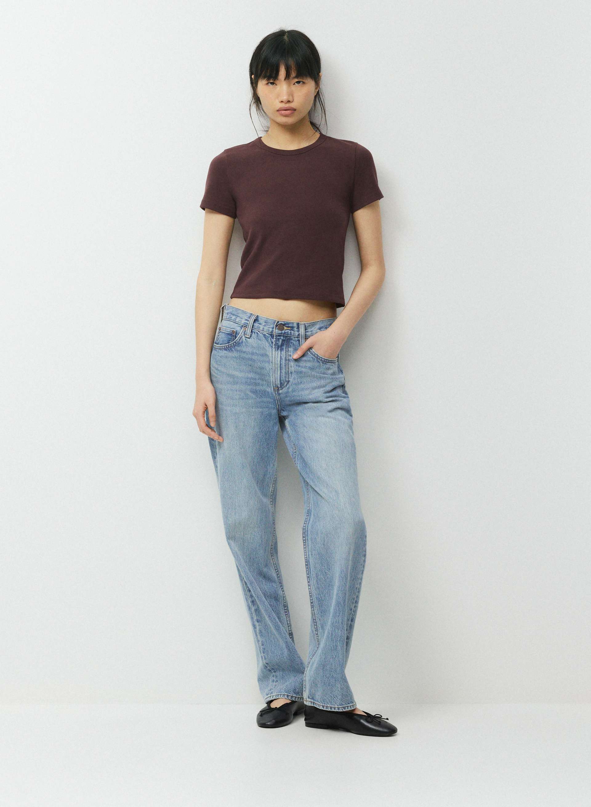 LITTLE RIBBED T-SHIRT | Aritzia