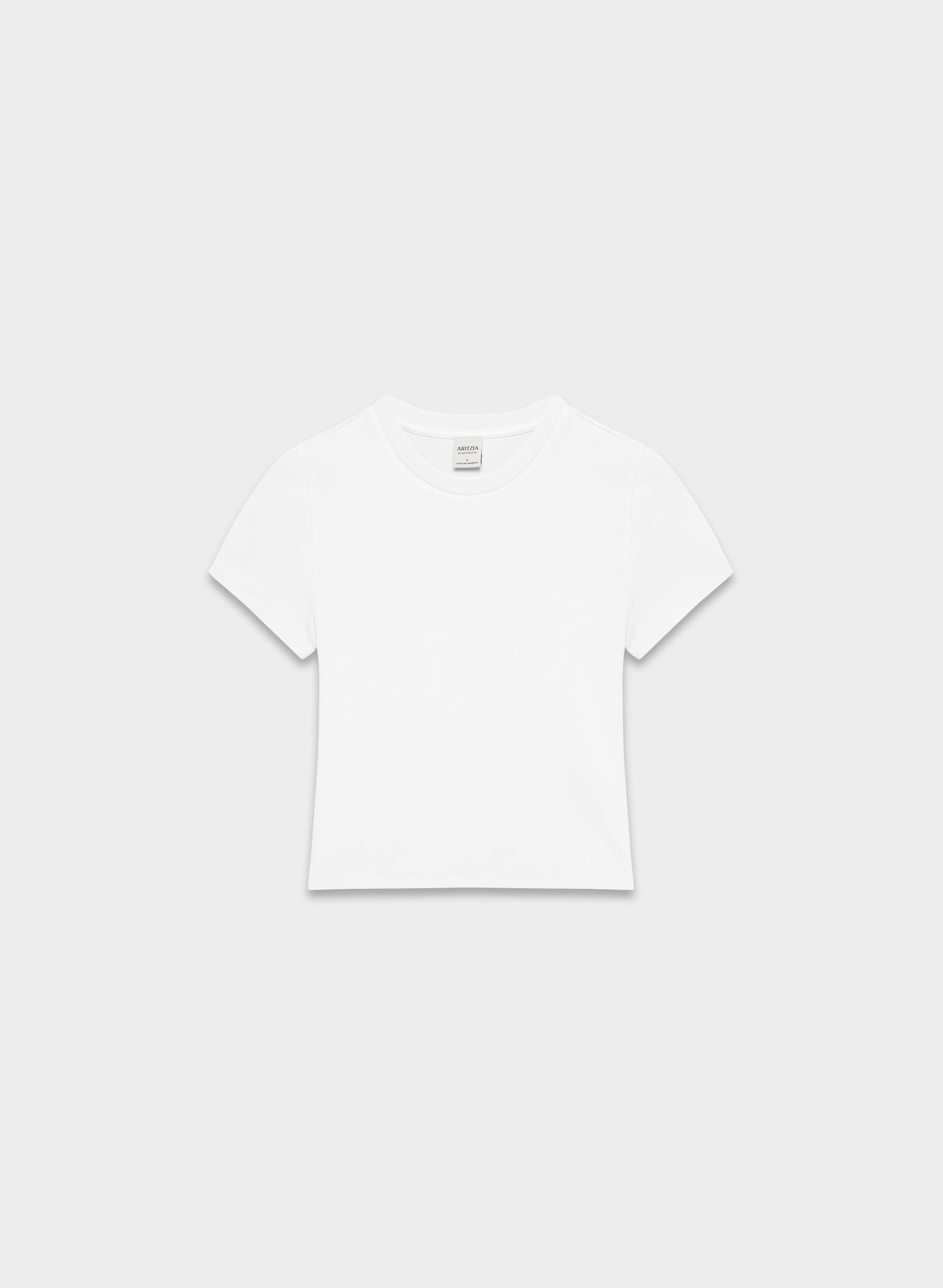 HOMESTRETCH™ RIB TUNE WAIST T-SHIRT | Aritzia