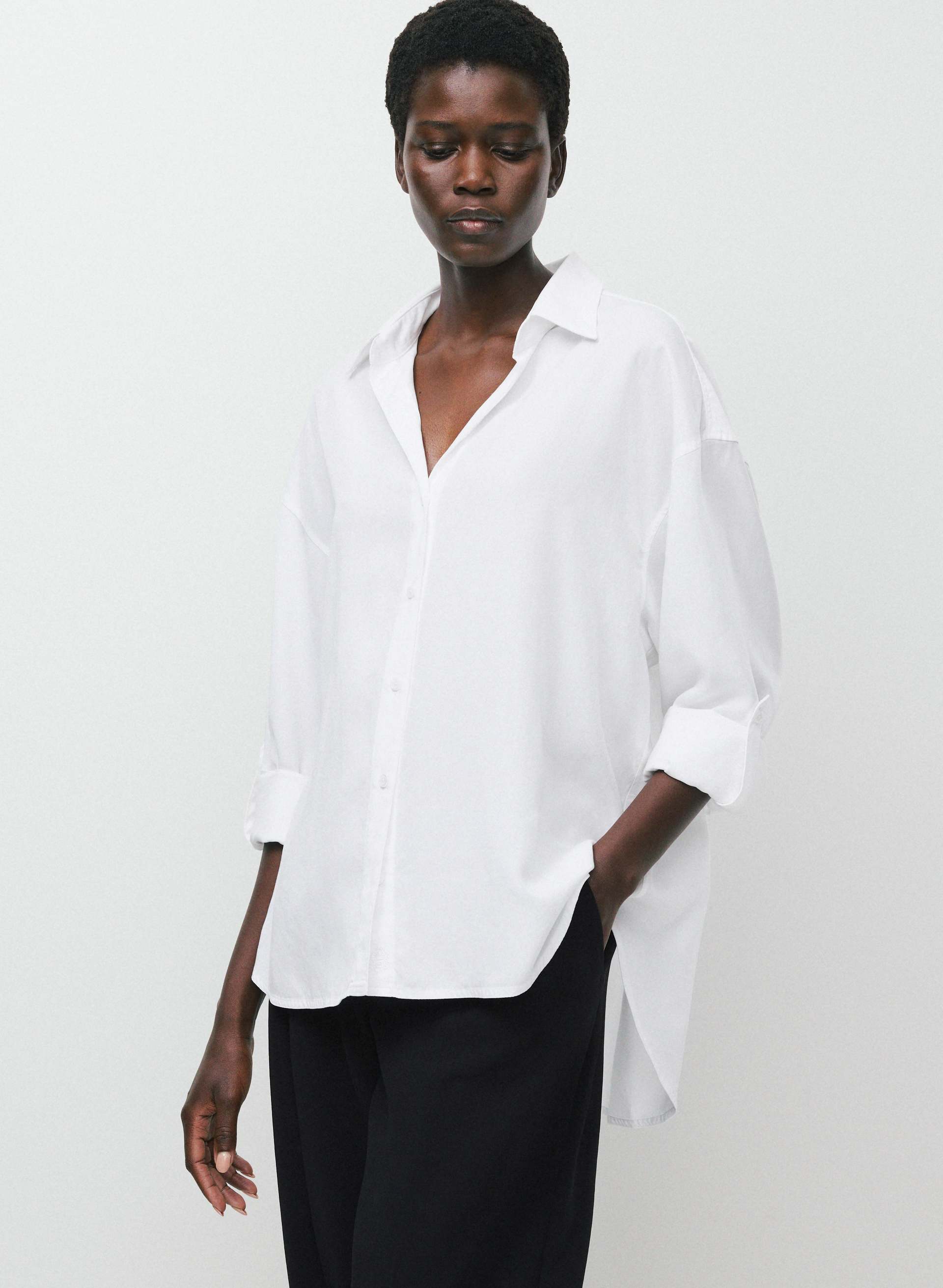 トップス 00s archive asymmetrical button-up shirt Archive Shirt | Aritzia US