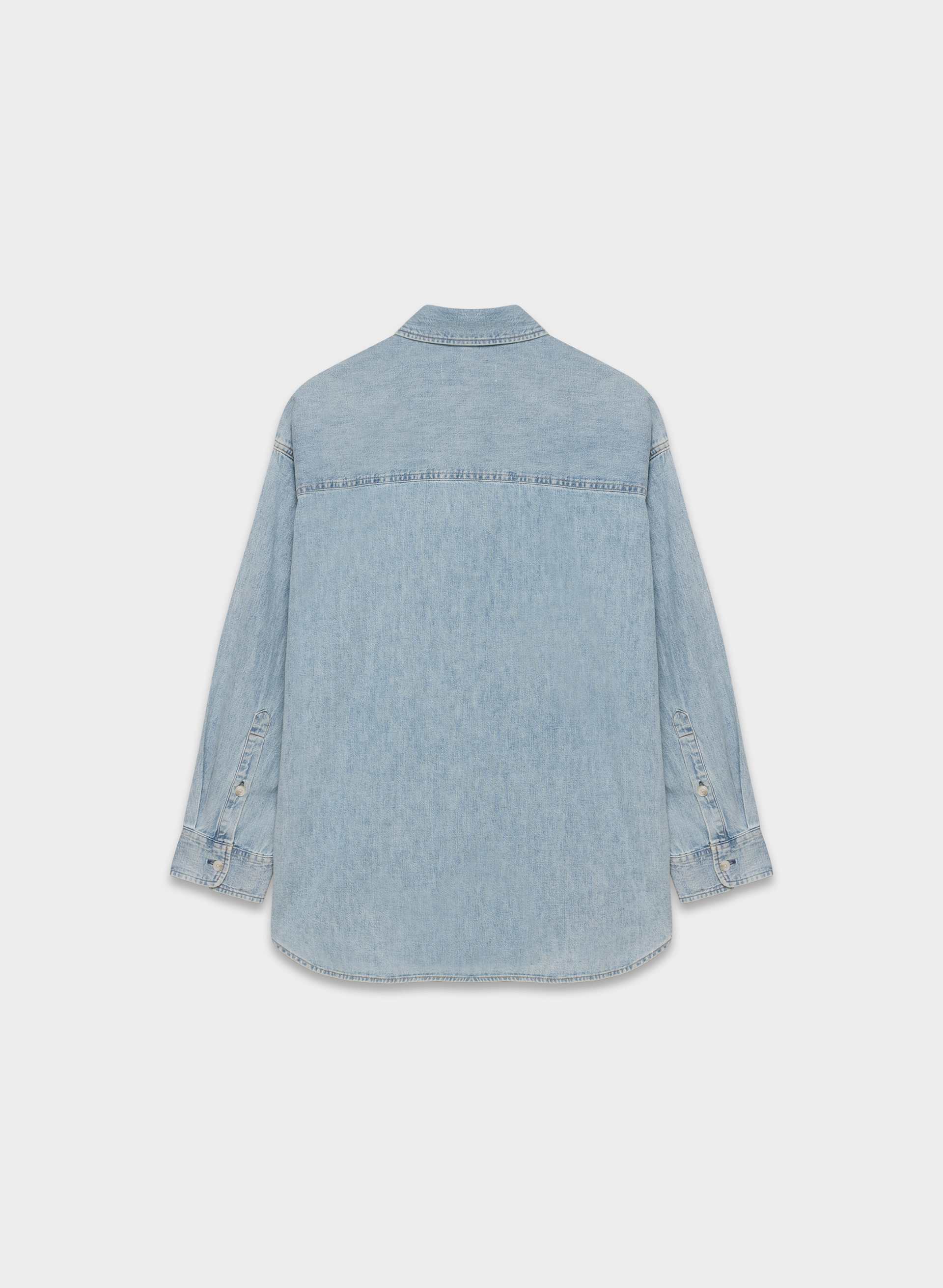 THE '80S COMFY DENIM SHIRT | Aritzia