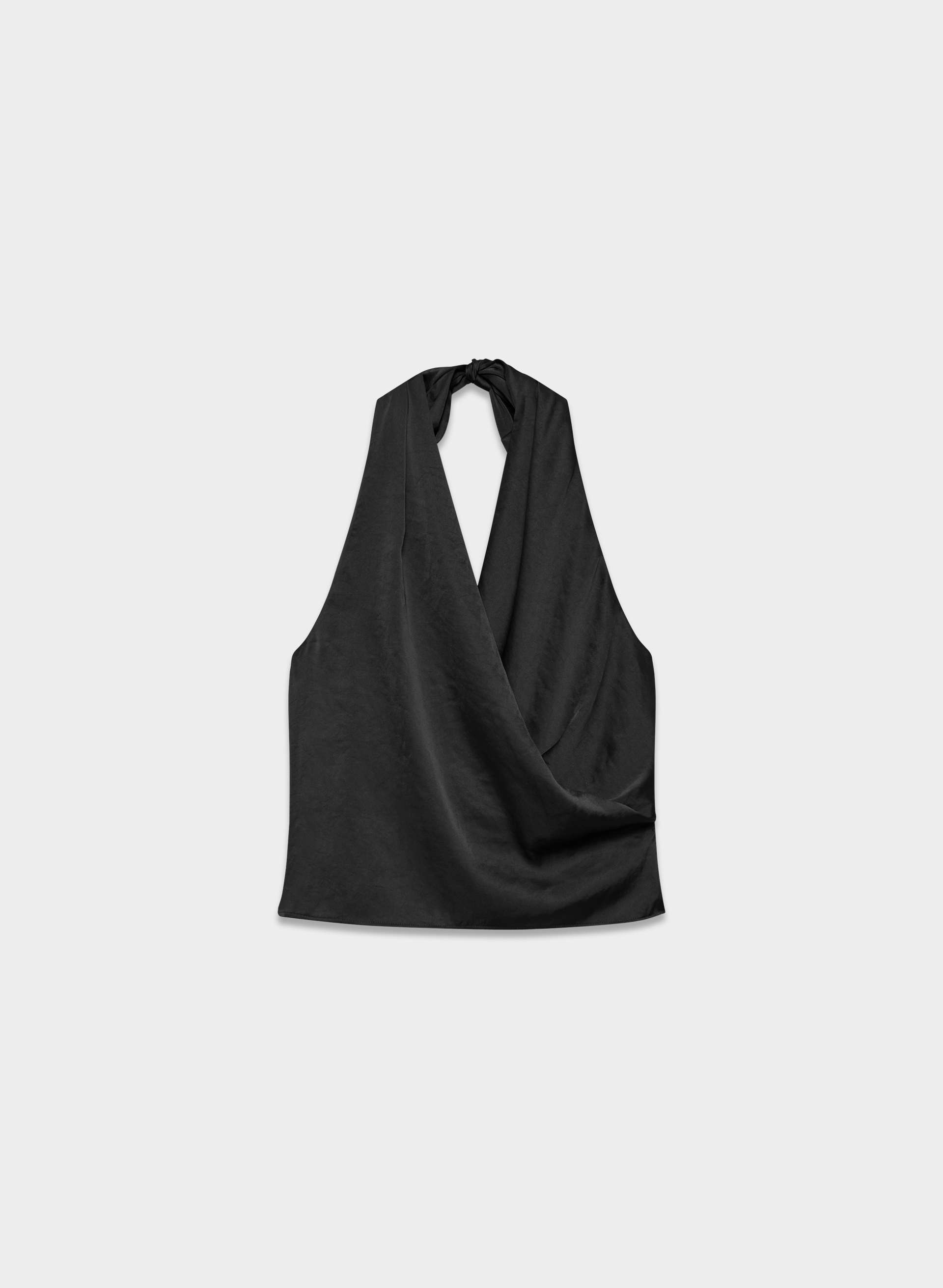 MARTINI SATIN HALTER TOP | Aritzia