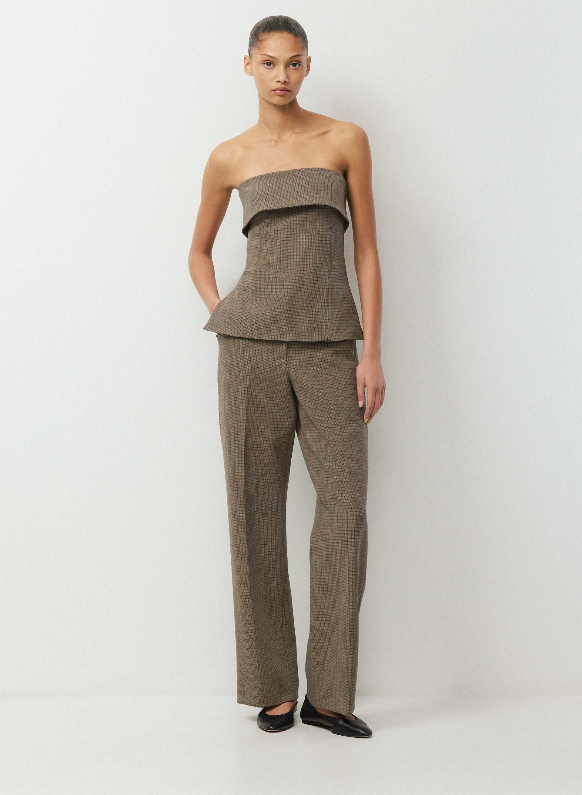 HAUT TUBE ELEMENT - EVERSENTIAL™ - Blouse sans bretelles légèrement structurée. 