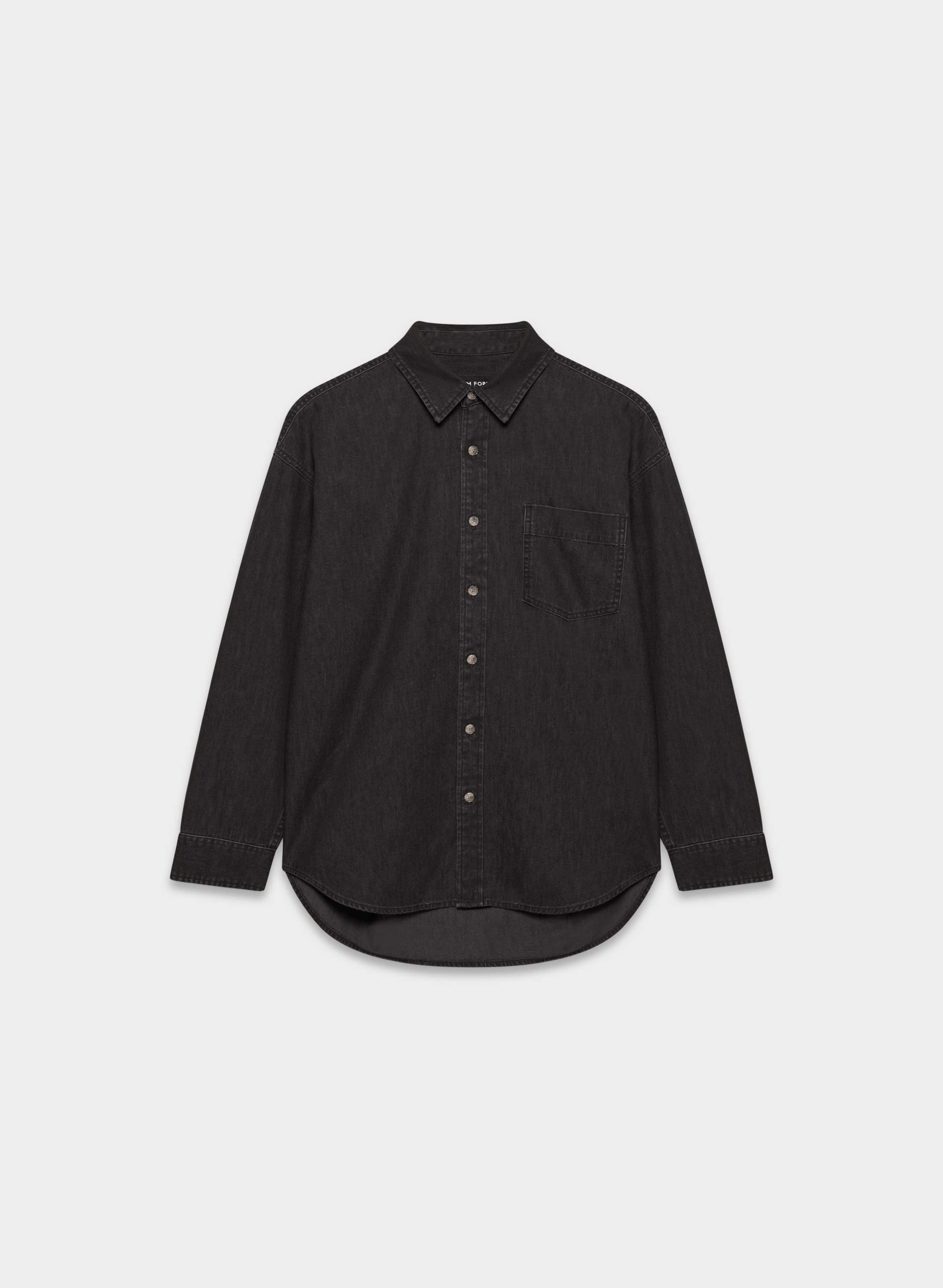 THE '80S COMFY DENIM SHIRT | Aritzia