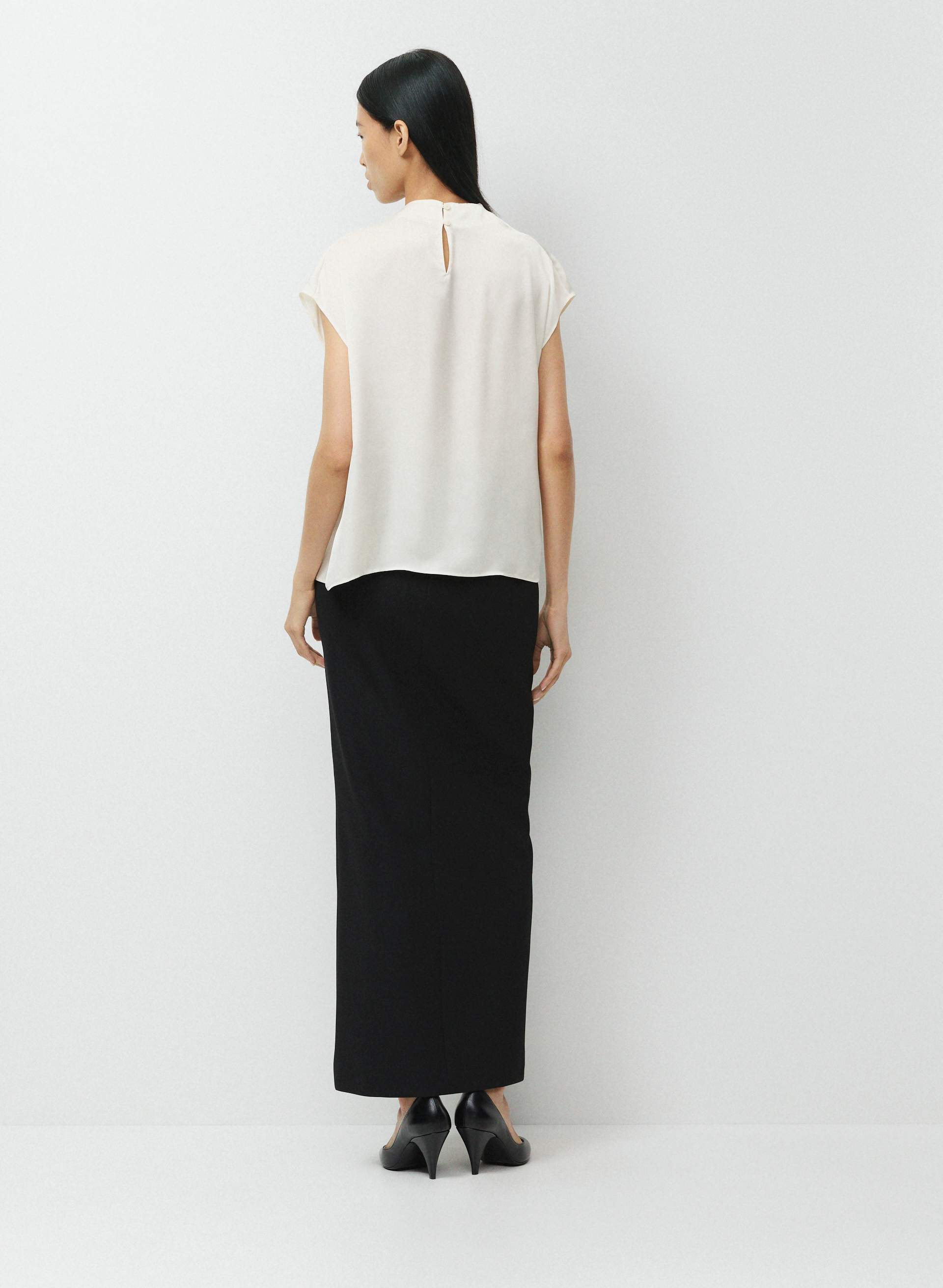NOMINEE SATIN BLOUSE | Aritzia