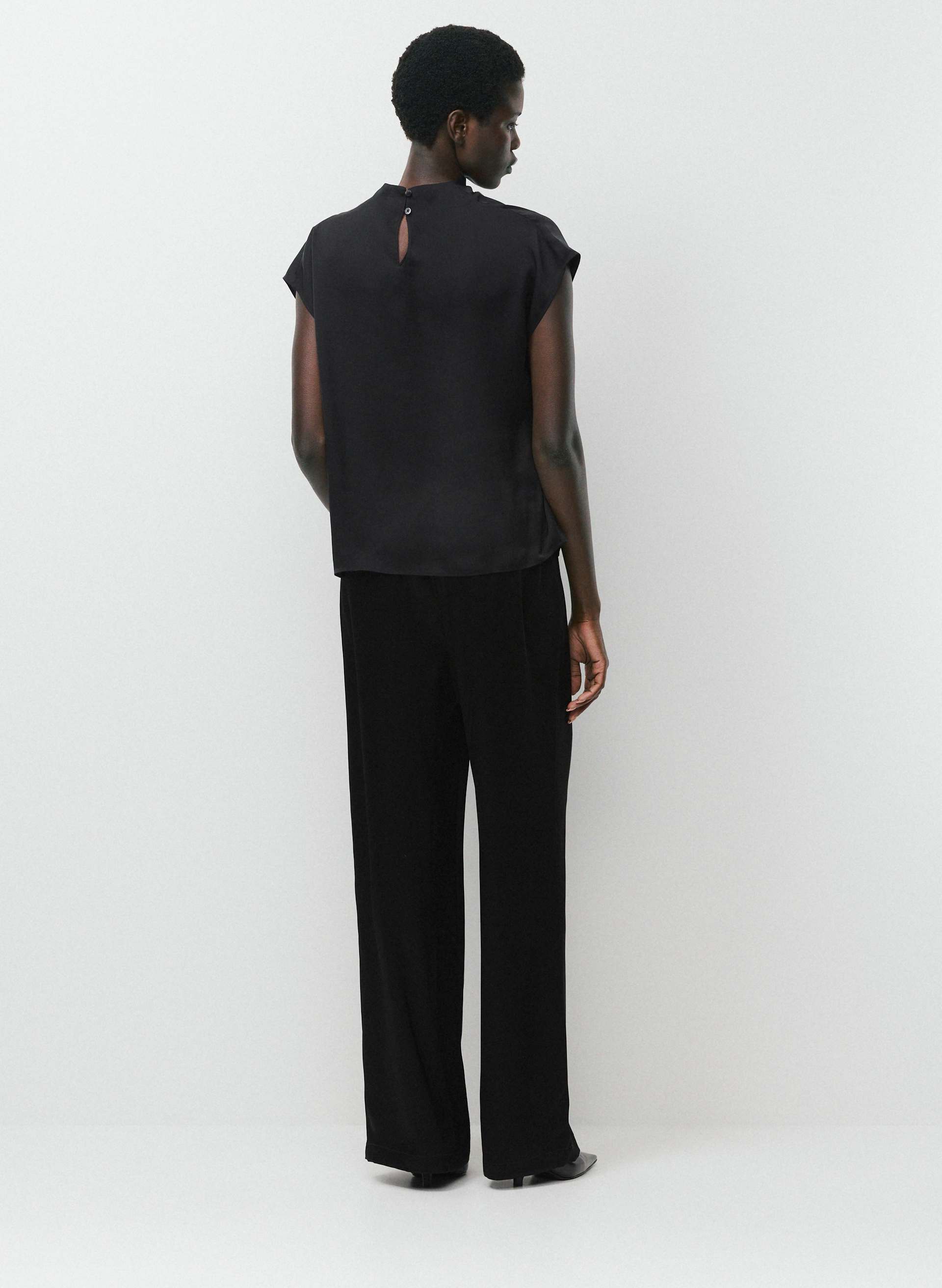 NOMINEE SATIN BLOUSE | Aritzia