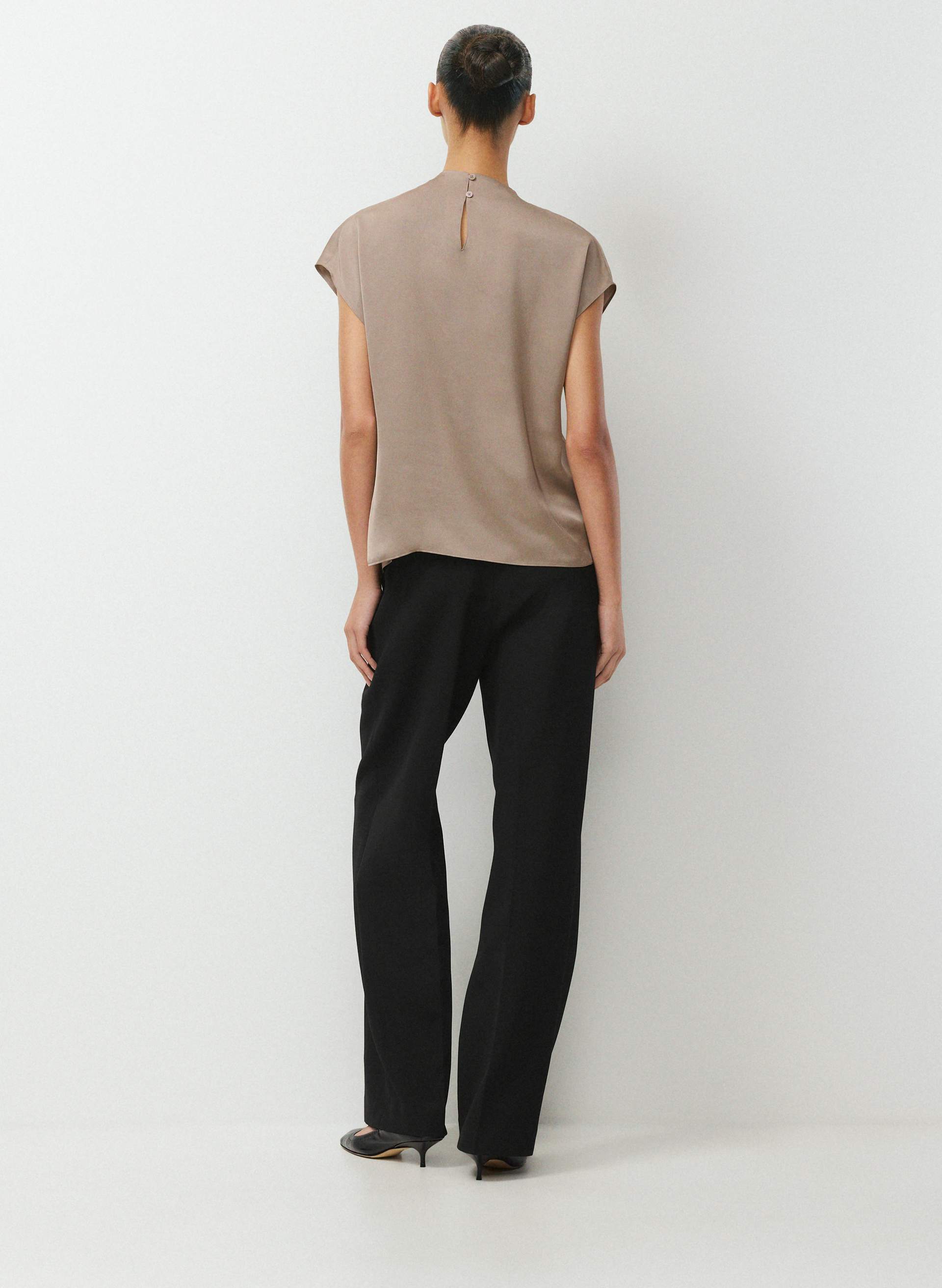 Nominee Satin Blouse | Aritzia US