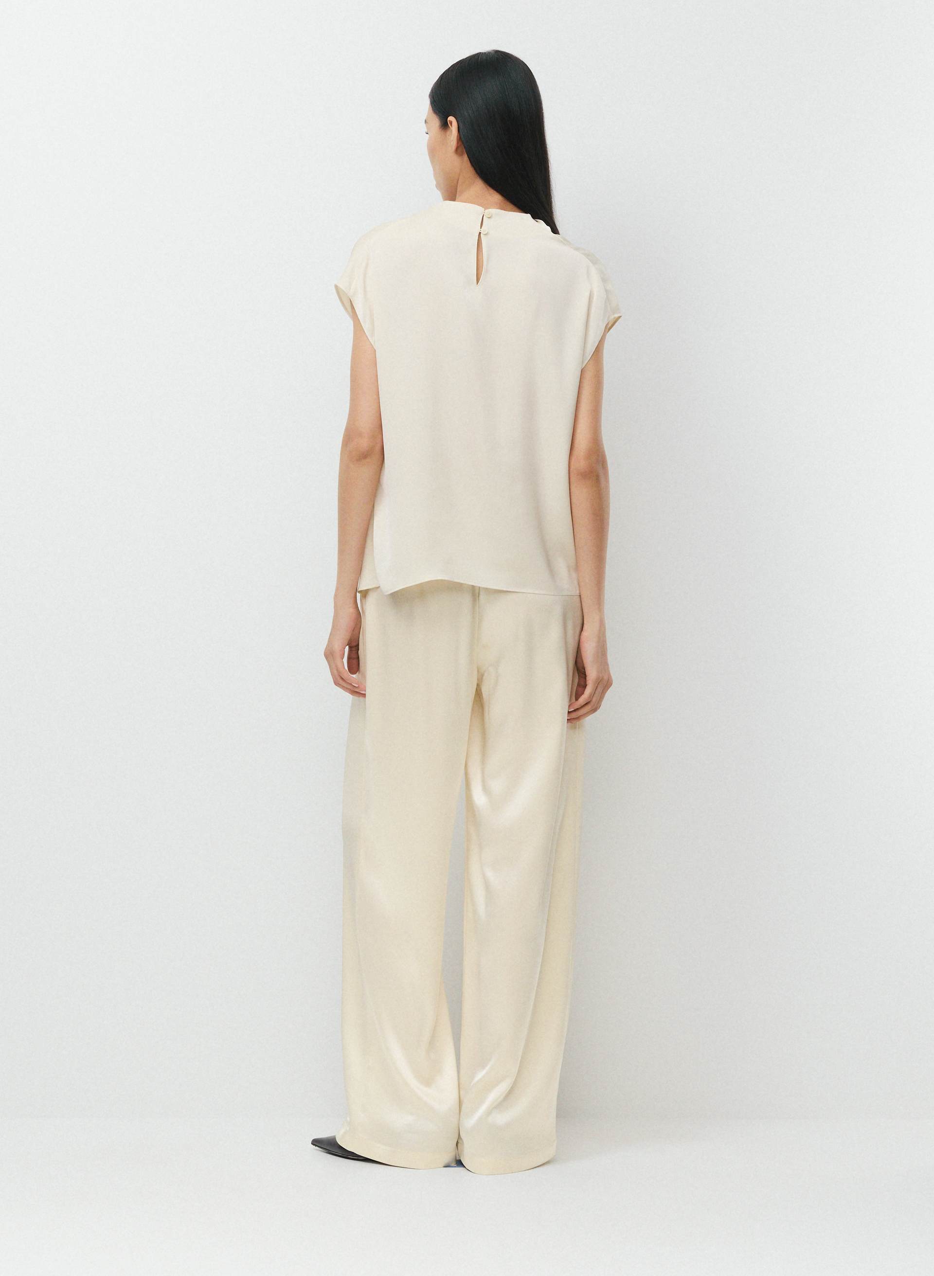 NOMINEE SATIN BLOUSE | Aritzia