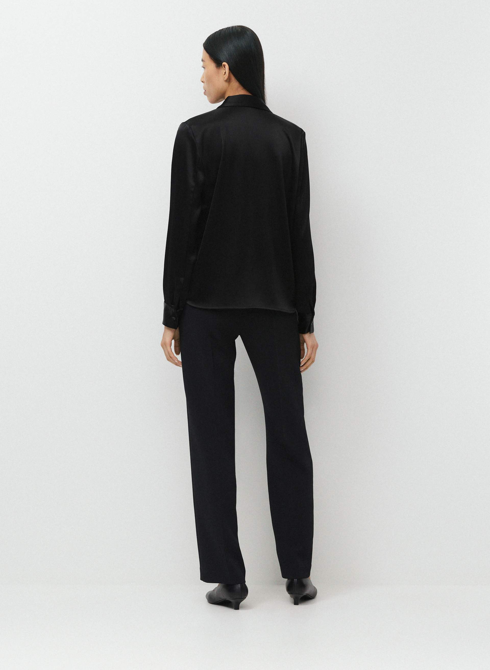 DOVER SATIN SHIRT | Aritzia