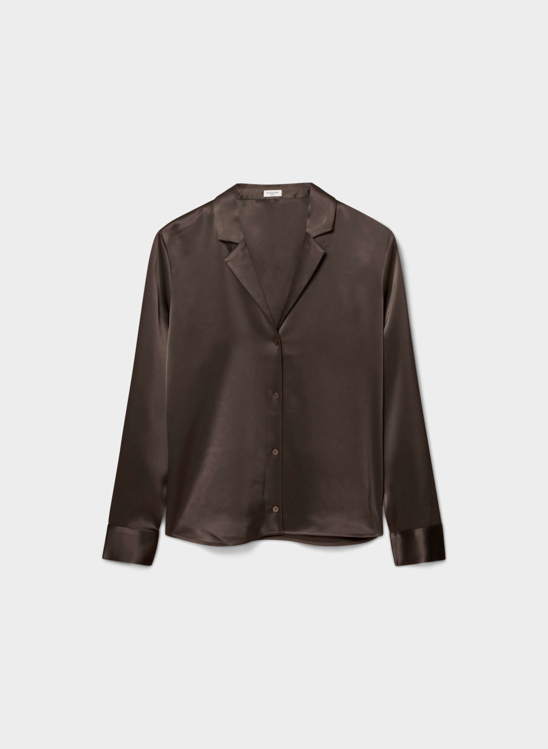 DOVER SATIN SHIRT | Aritzia