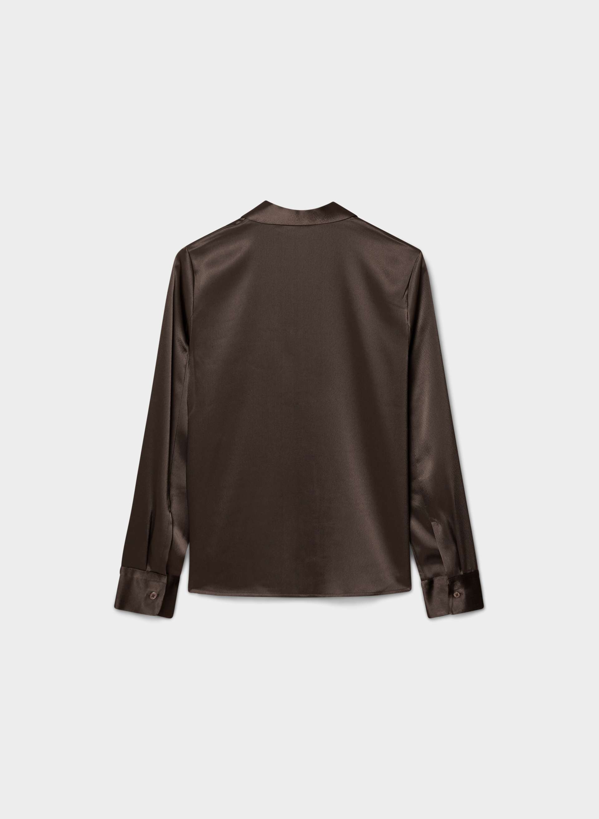 DOVER SATIN SHIRT | Aritzia
