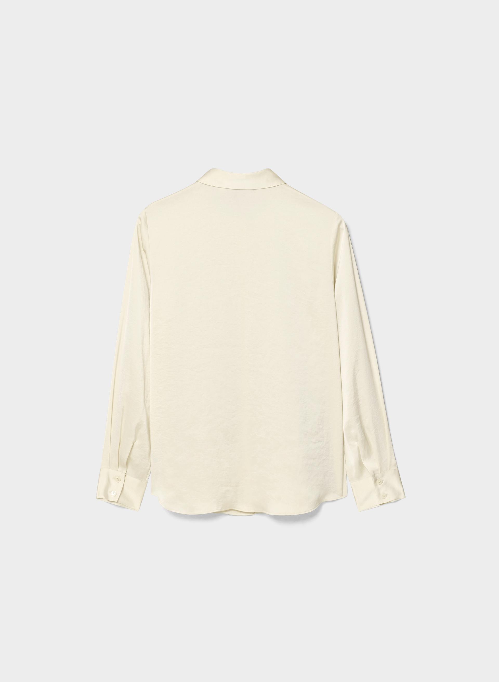 BAKER SATIN SHIRT | Aritzia