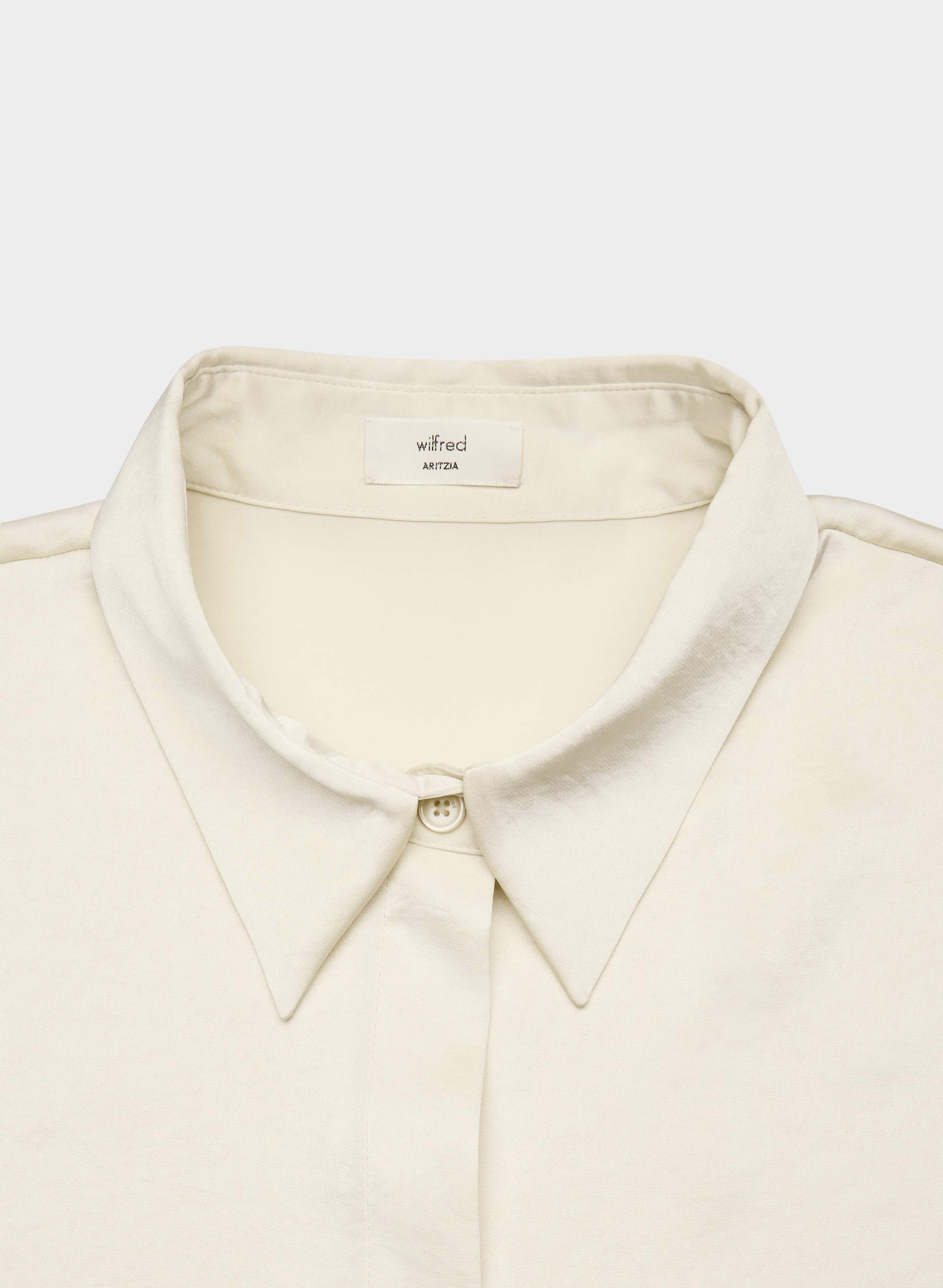Baker Satin Shirt | Aritzia US