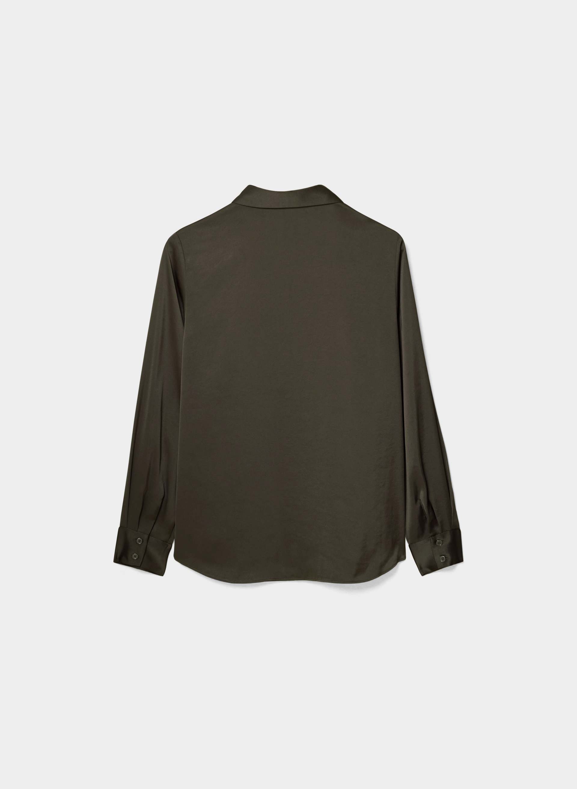 BAKER SATIN SHIRT | Aritzia