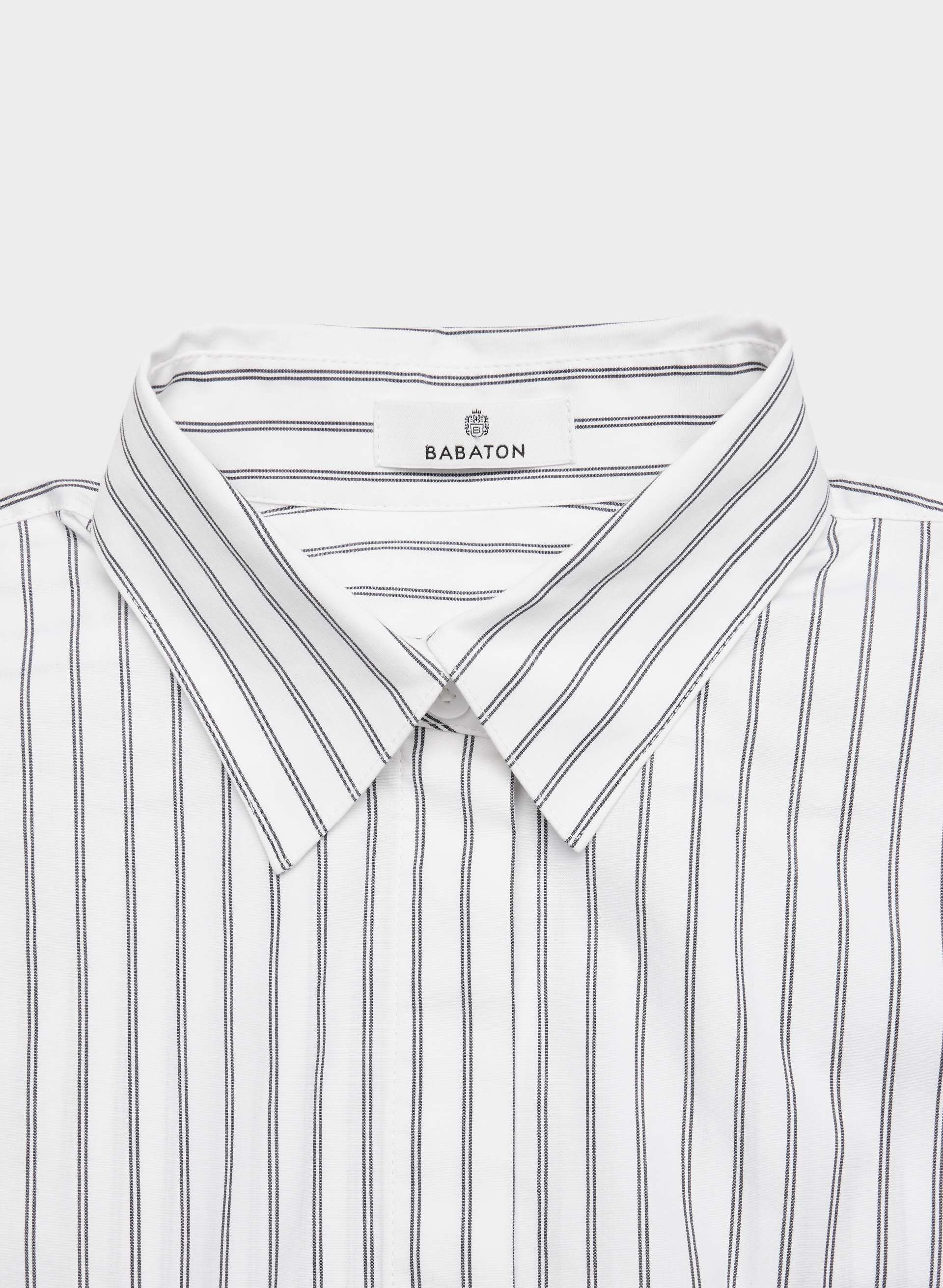 CHRONICLE SLIM POPLIN SHIRT | Aritzia