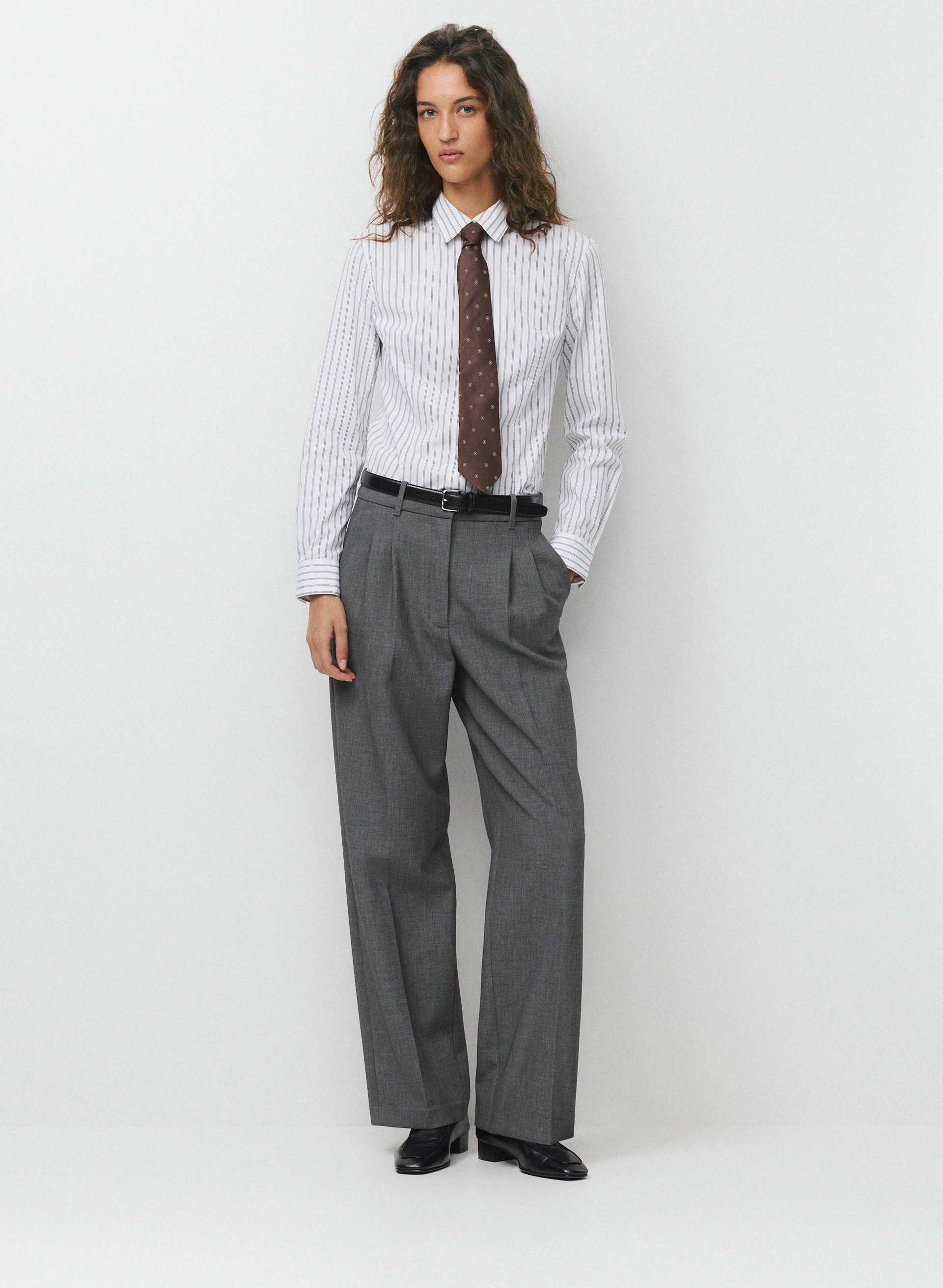 CHRONICLE SLIM POPLIN SHIRT | Aritzia