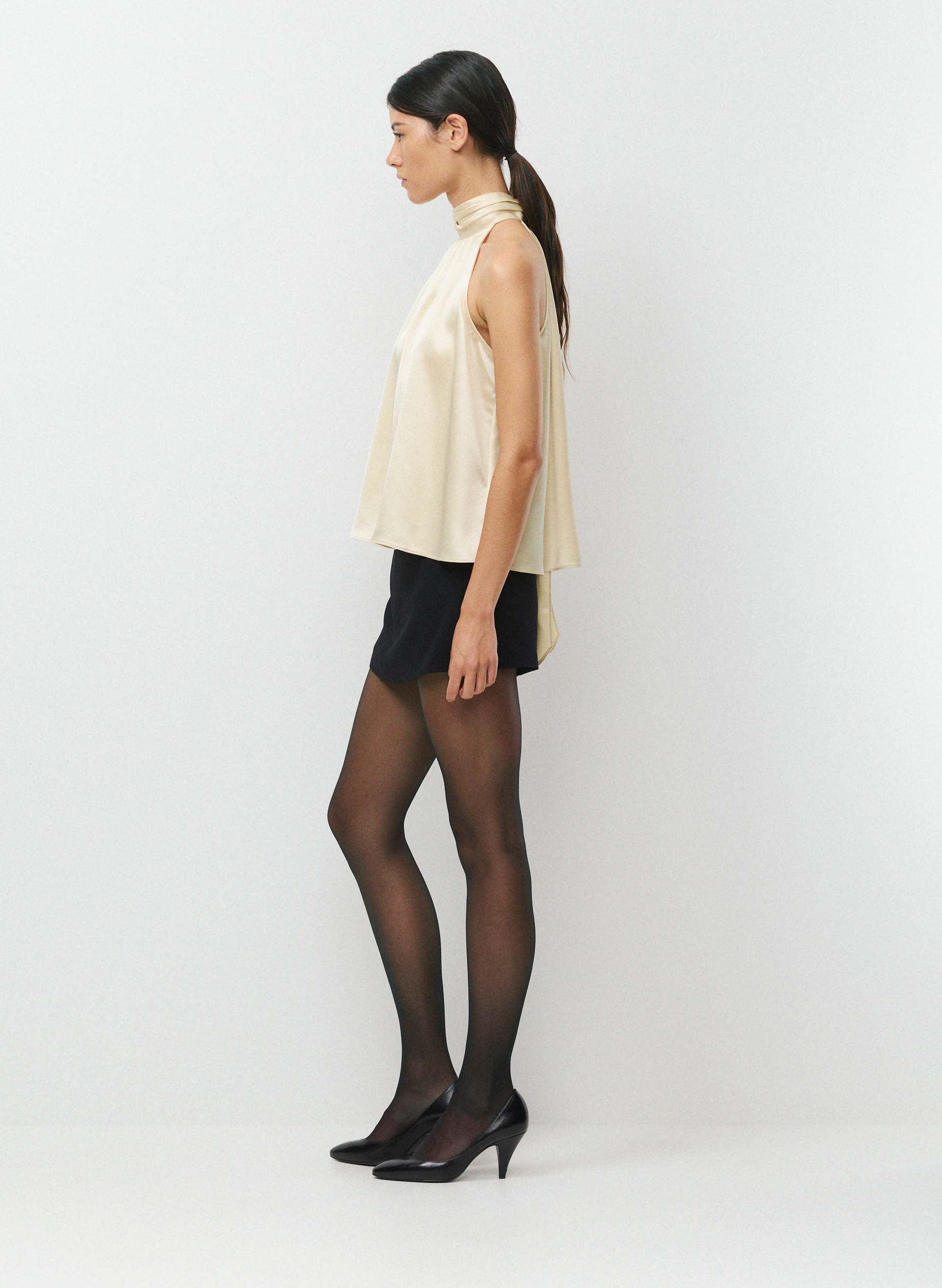 FALLAWAY SATIN TOP | Aritzia