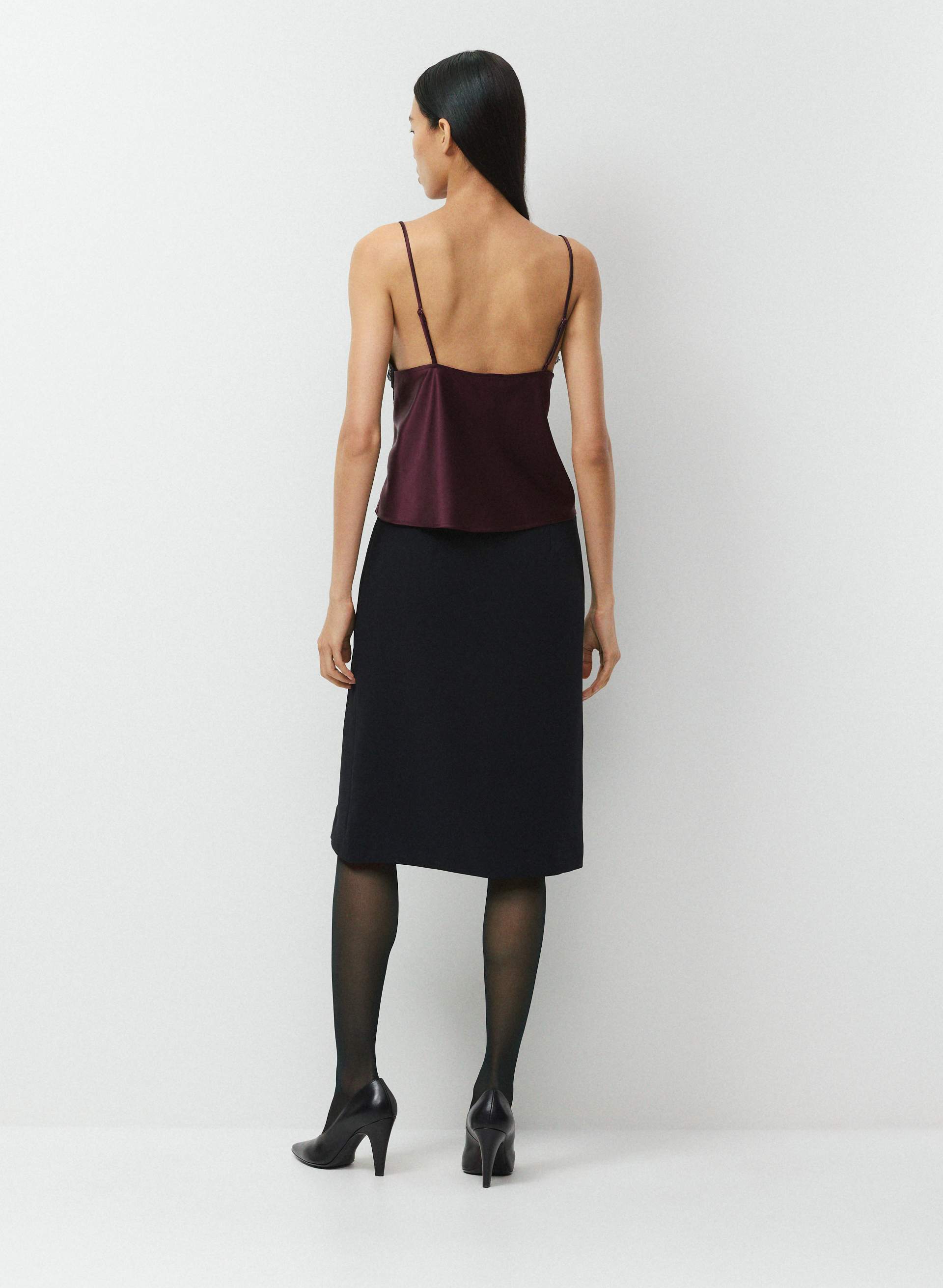 FOXTROT SATIN CAMISOLE | Aritzia