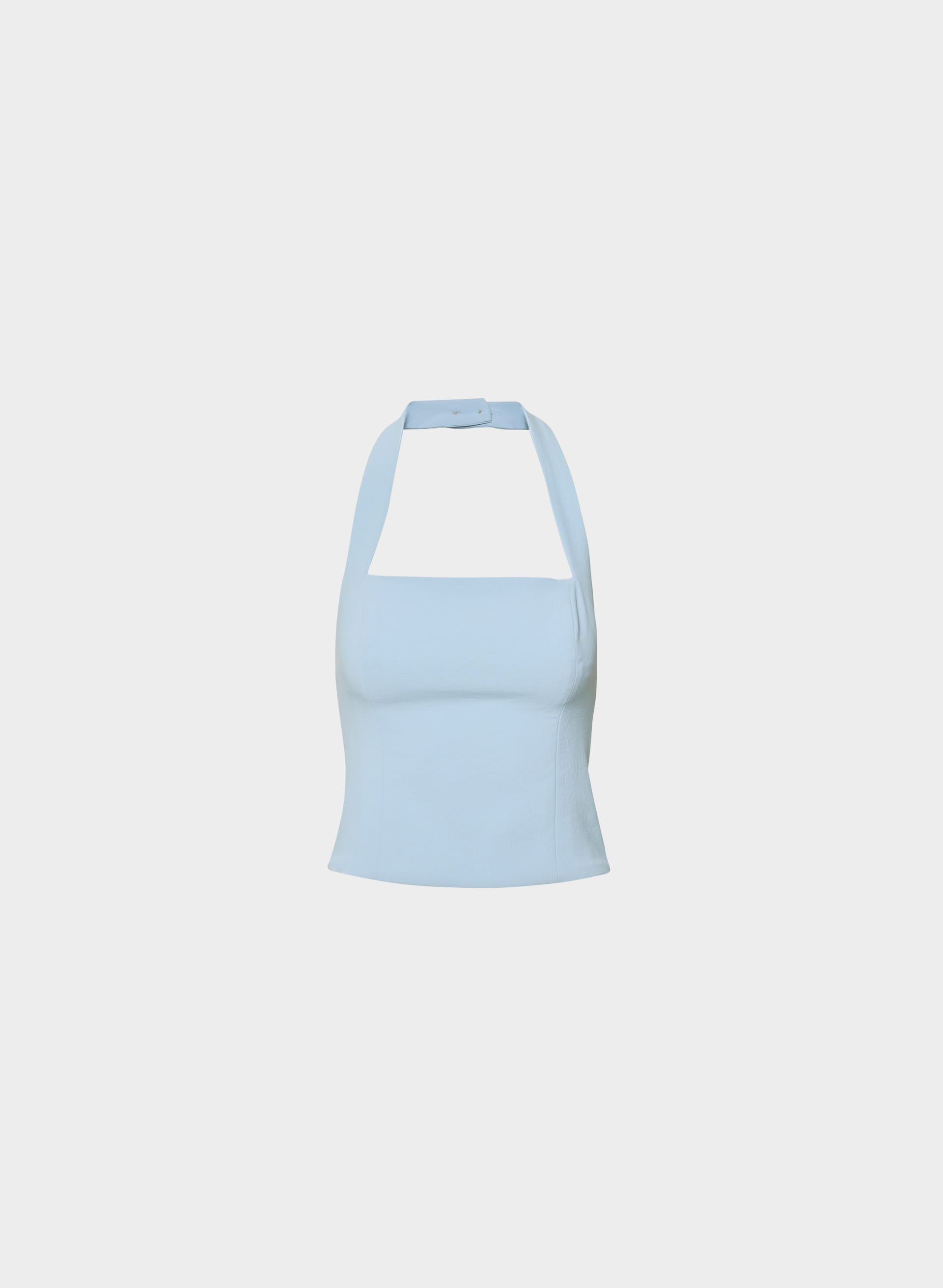 WHISPER HALTER TOP - CREPETTE™ - Japanese crepe halterneck bustier top. 