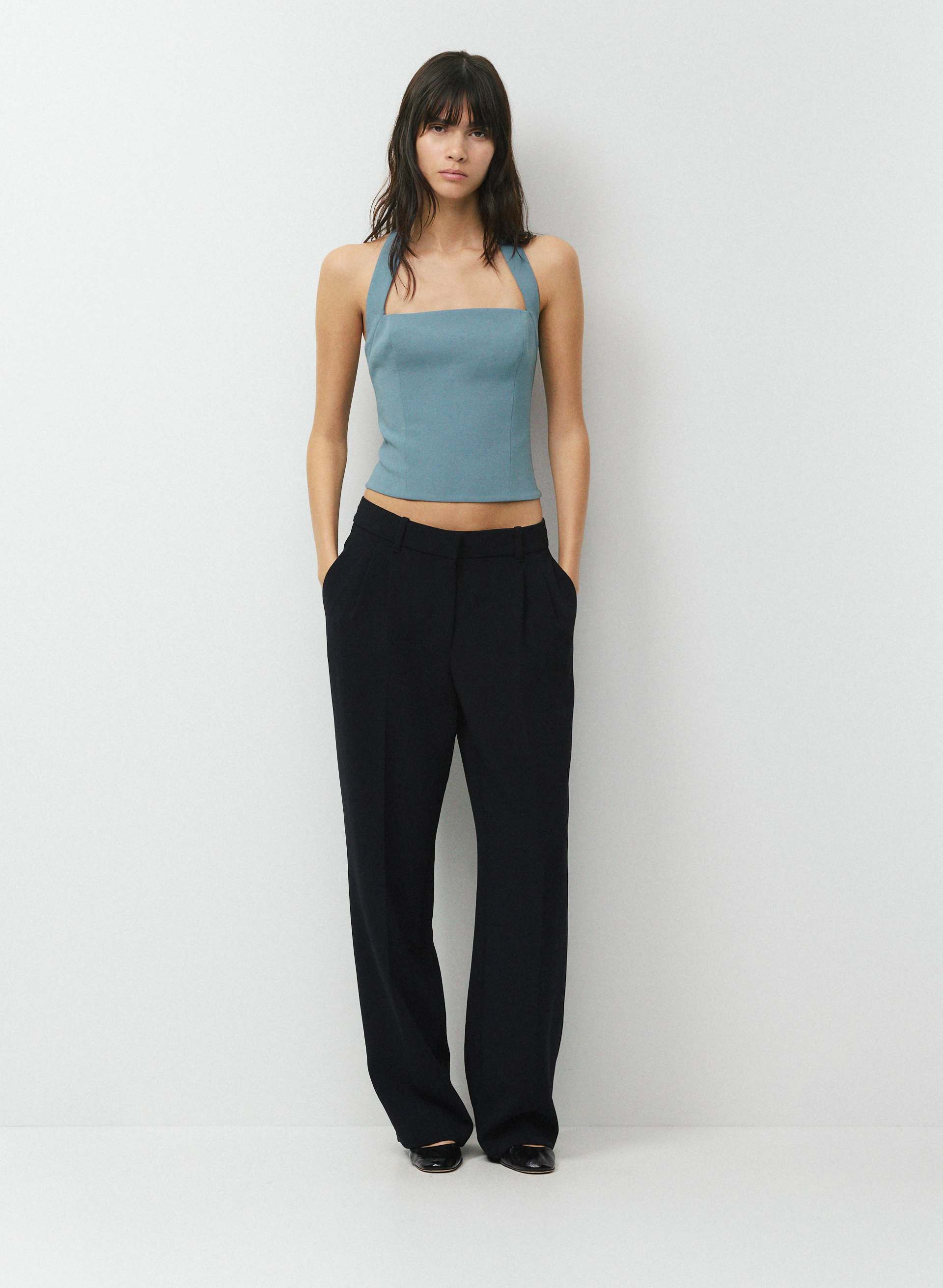 WHISPER HALTER TOP | Aritzia
