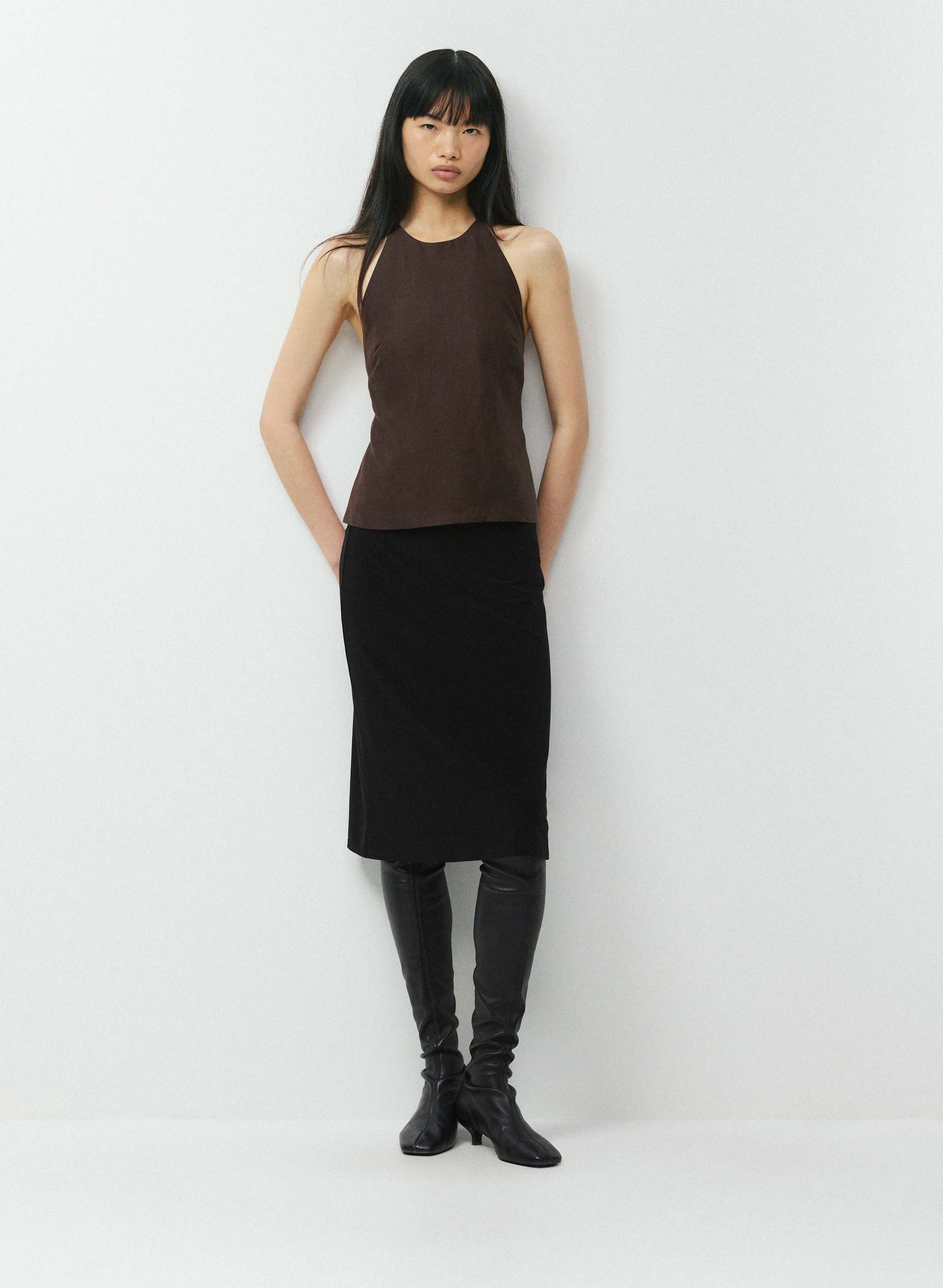 EARNSHAW HALTER TOP | Aritzia