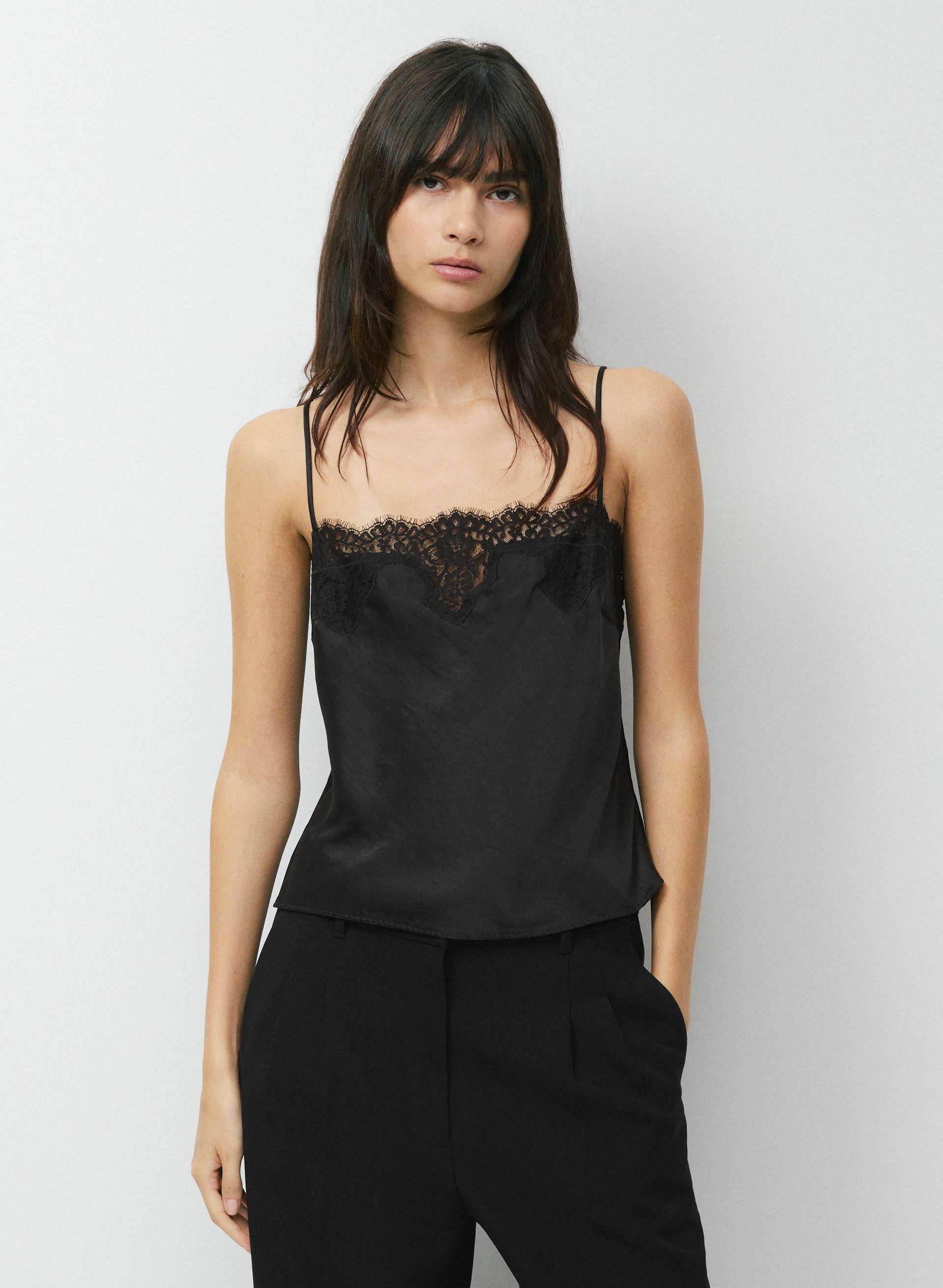 Grenache Satin Camisole | Aritzia US