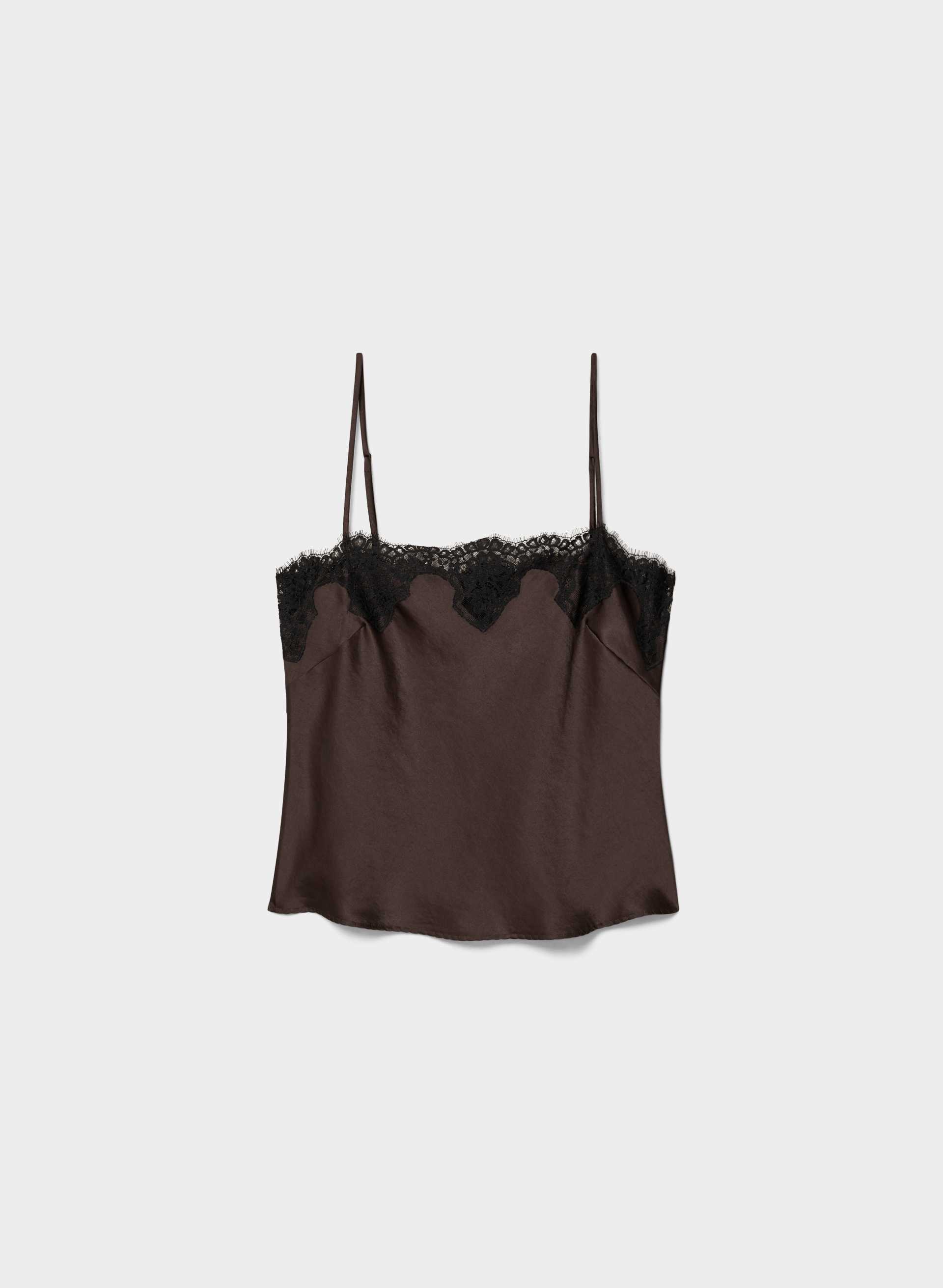 新品　room306contemporary Satin Camisole Grenache Satin Camisole | Aritzia US