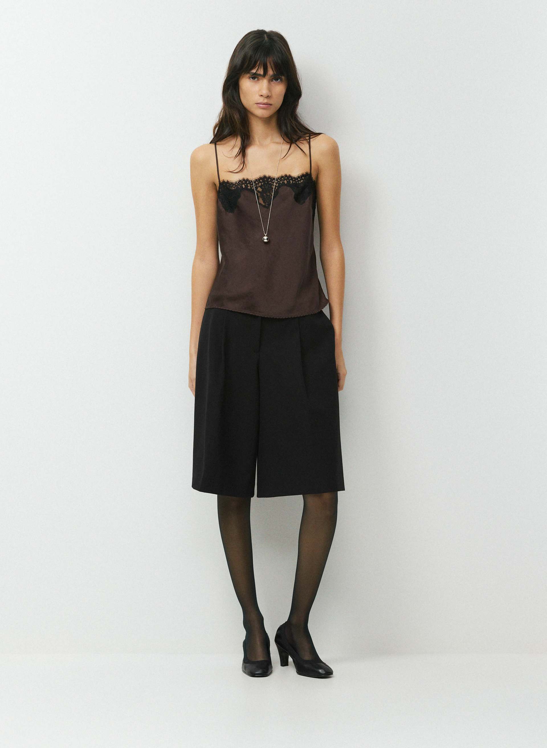 Grenache Satin Camisole | Aritzia US