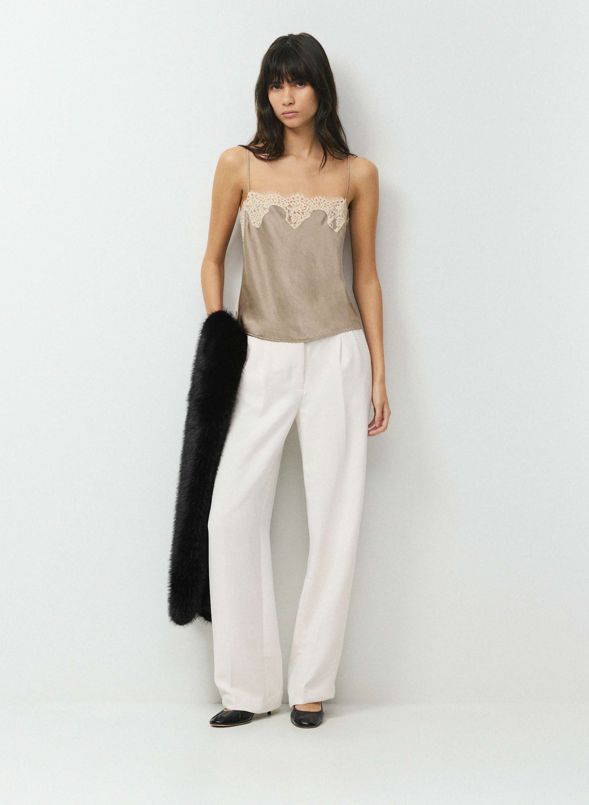 Grenache Satin Camisole | Aritzia US