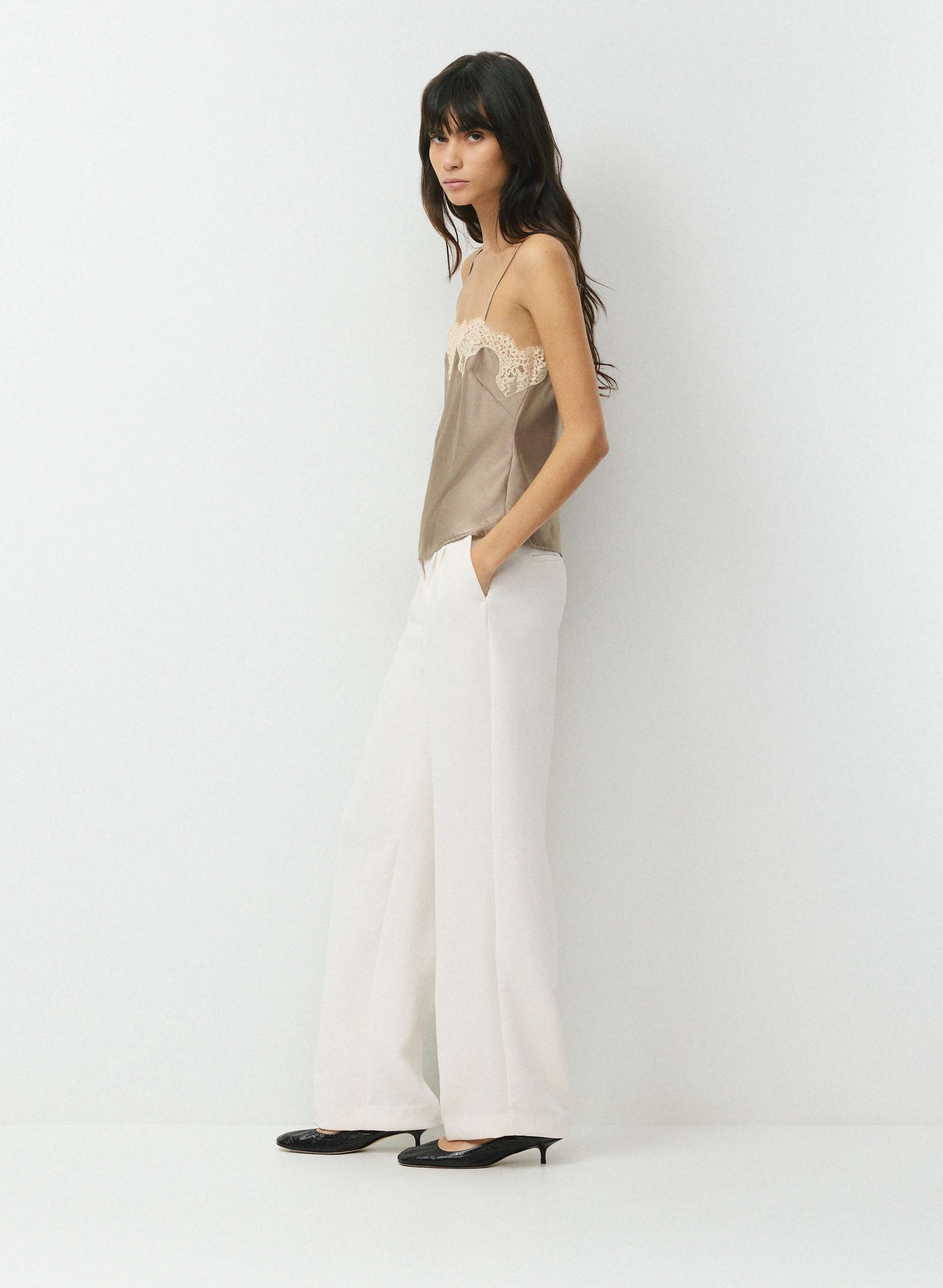Grenache Satin Camisole | Aritzia US