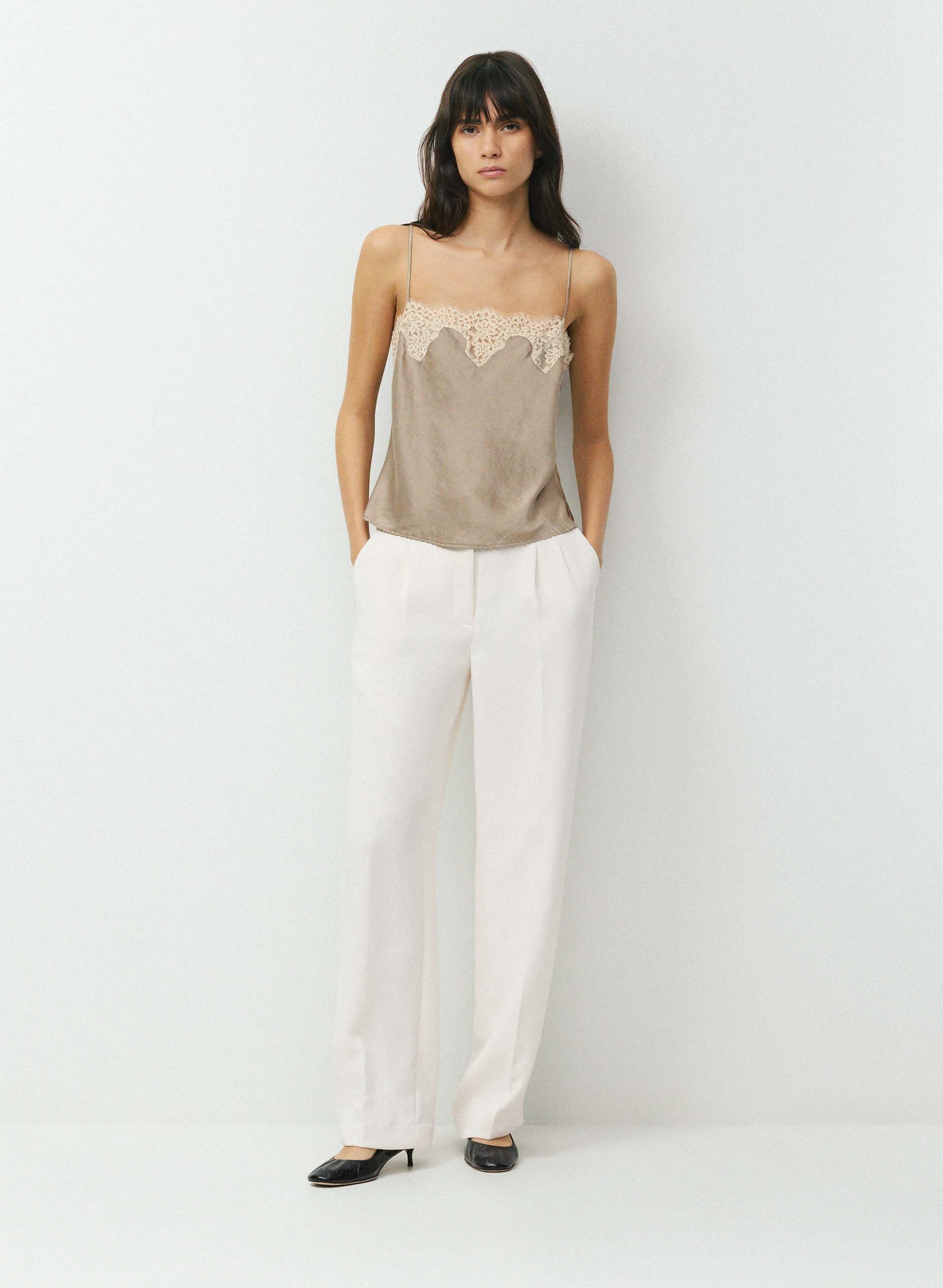Grenache Satin Camisole | Aritzia US