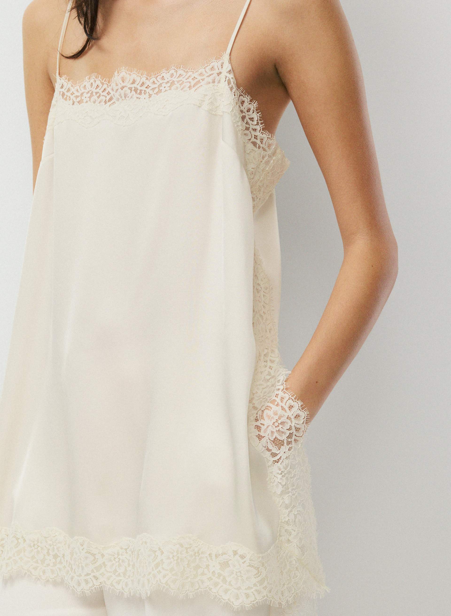Serif Satin Camisole | Aritzia US