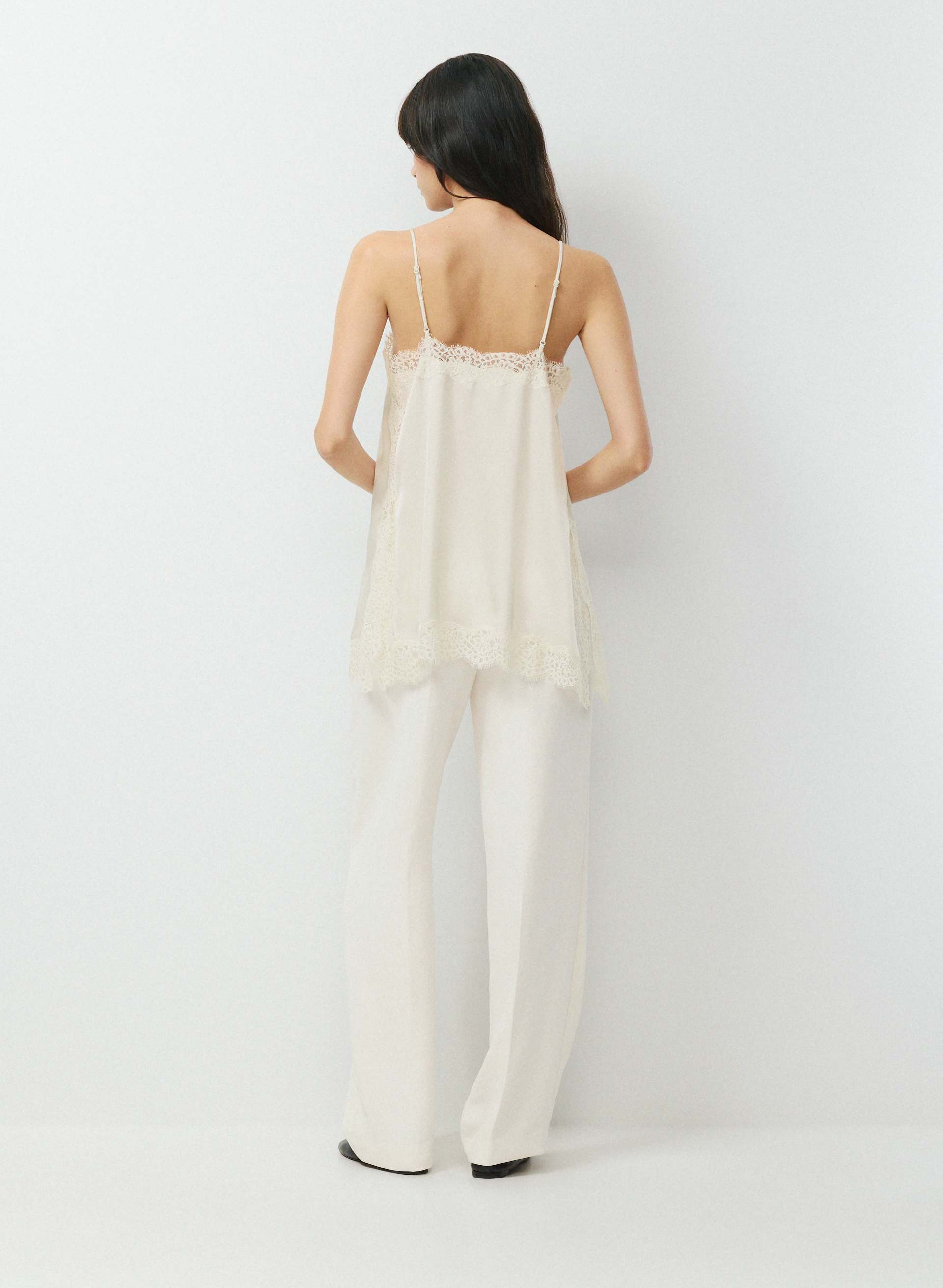 Serif Satin Camisole | Aritzia US