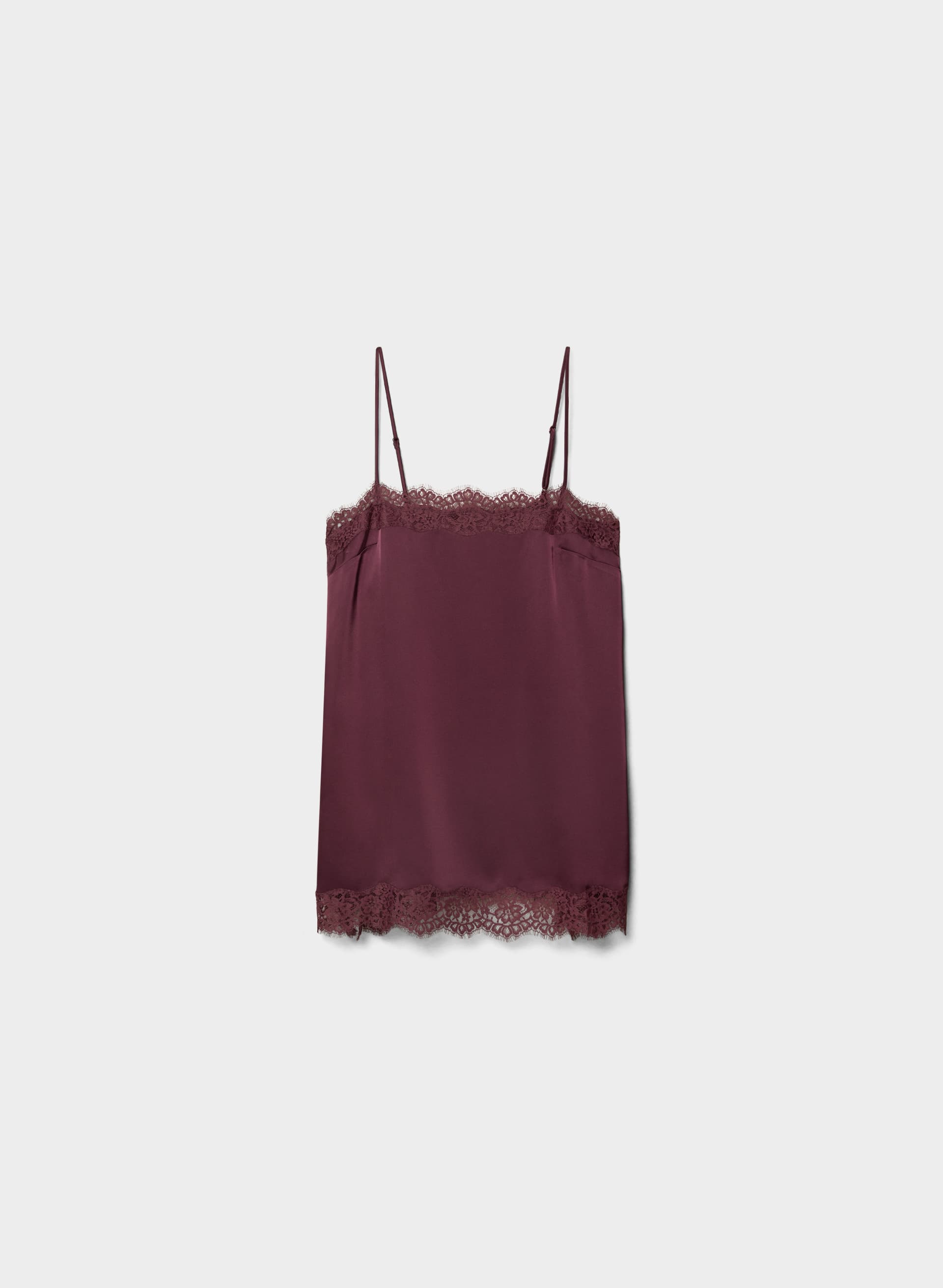 SERIF SATIN CAMISOLE | Aritzia