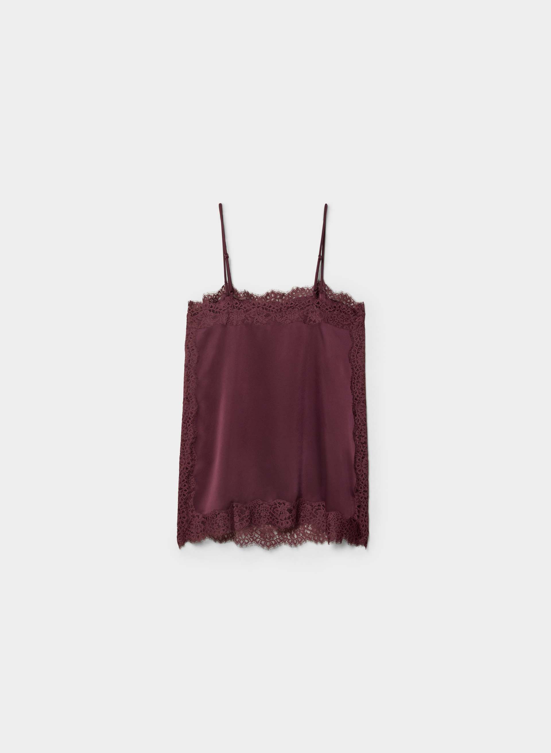 SERIF SATIN CAMISOLE | Aritzia