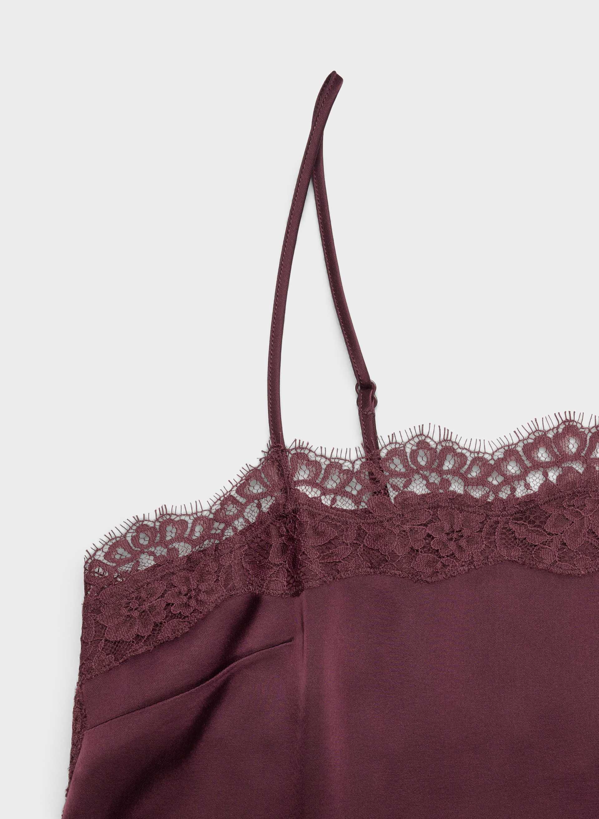 SERIF SATIN CAMISOLE | Aritzia