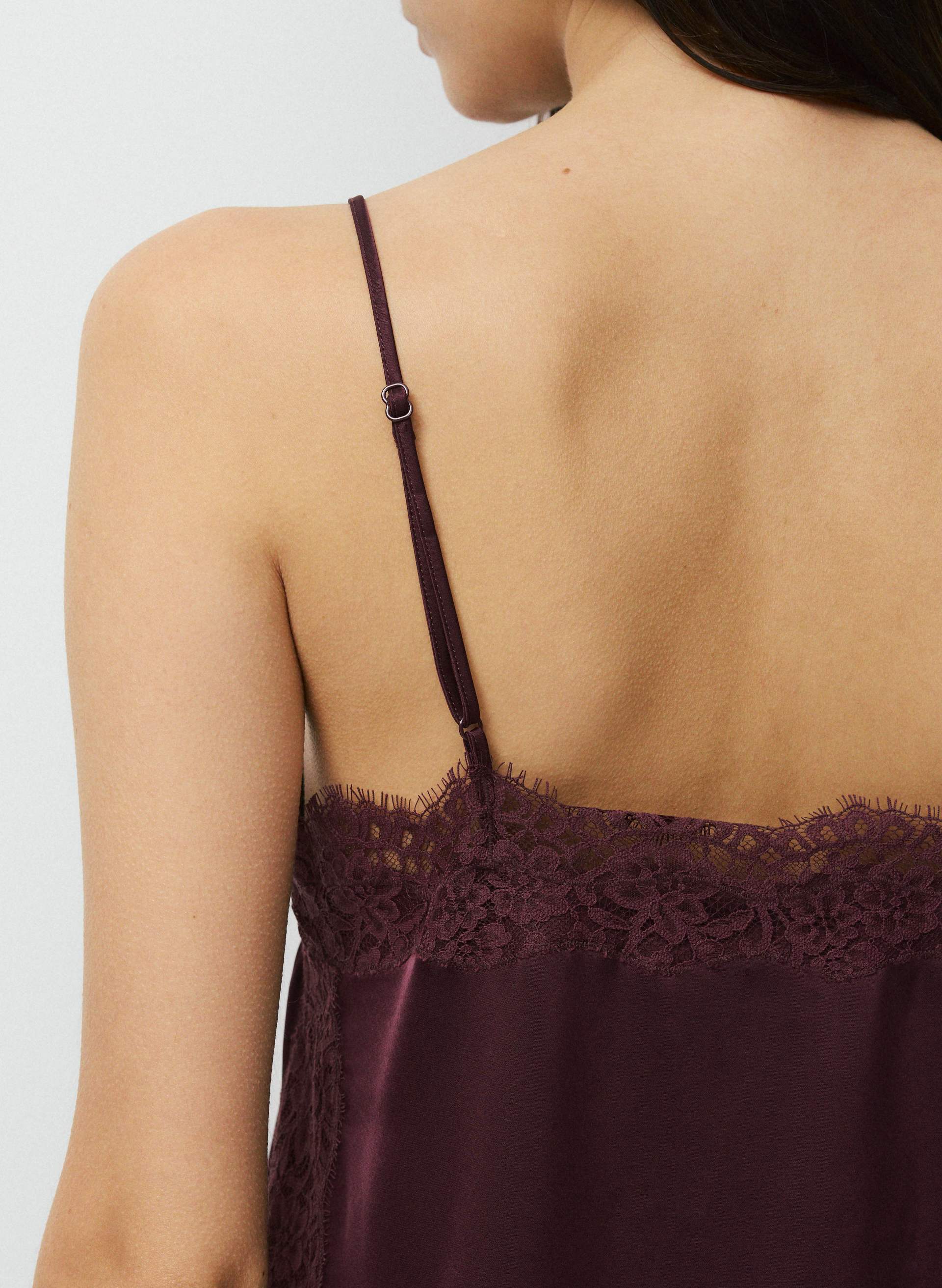 SERIF SATIN CAMISOLE | Aritzia