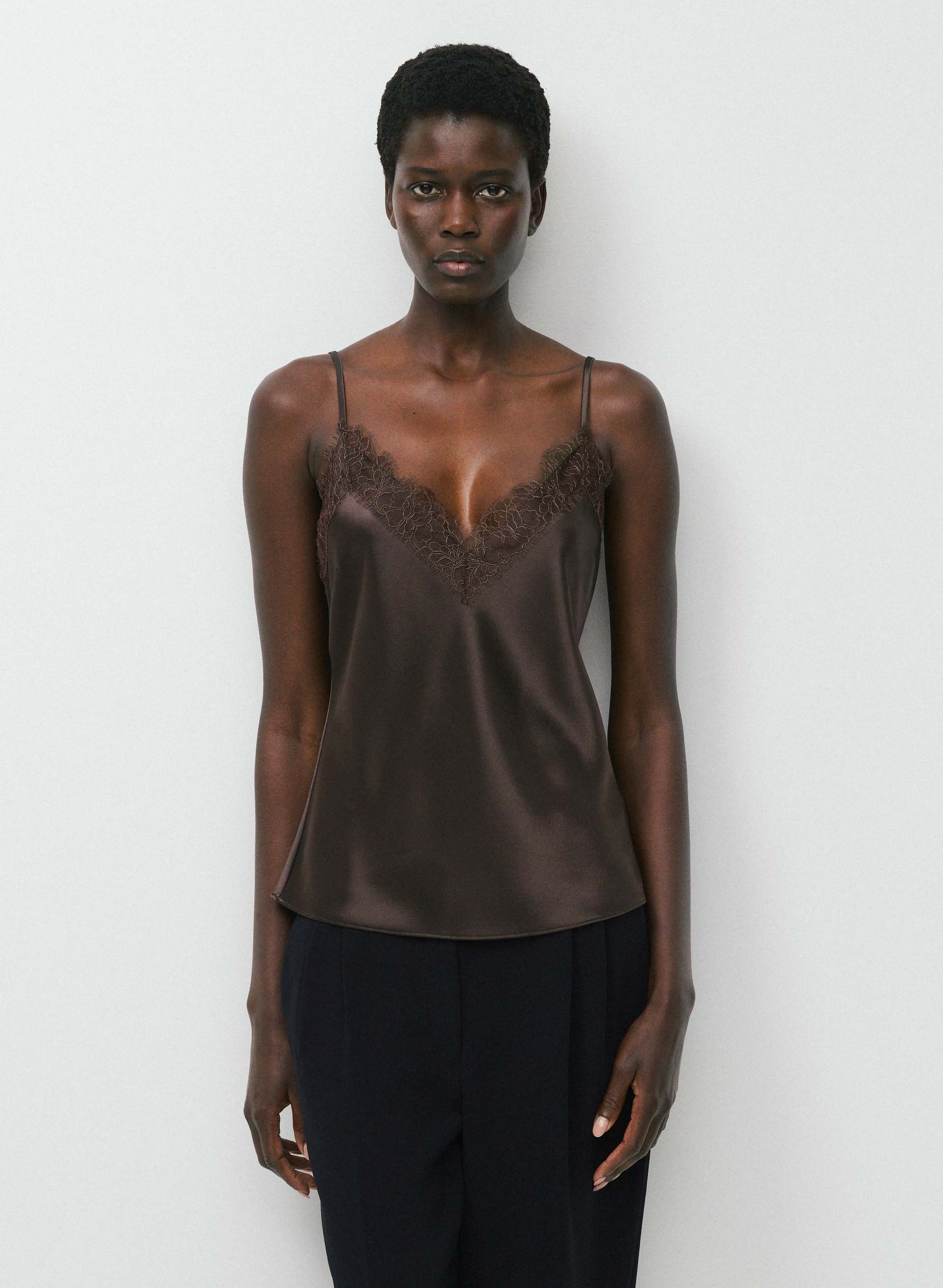 Sunlane Satin Camisole | Aritzia US