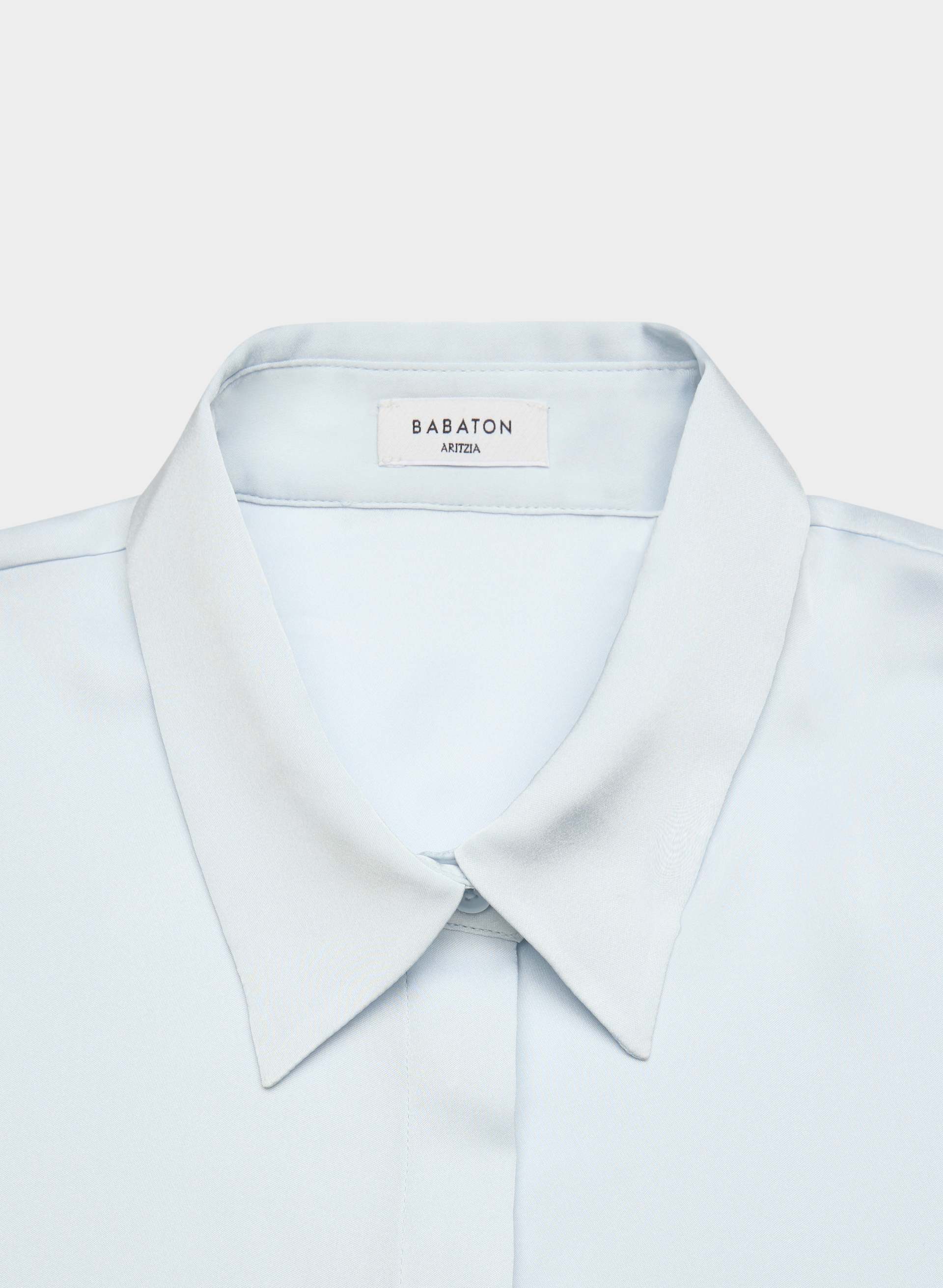 VANTAGE SATIN BLOUSE | Aritzia