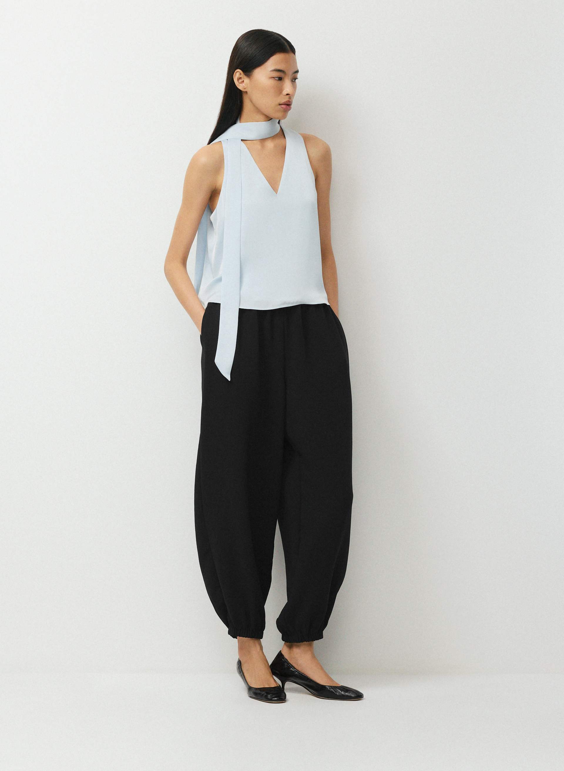 CONNECTOR SATIN TOP | Aritzia