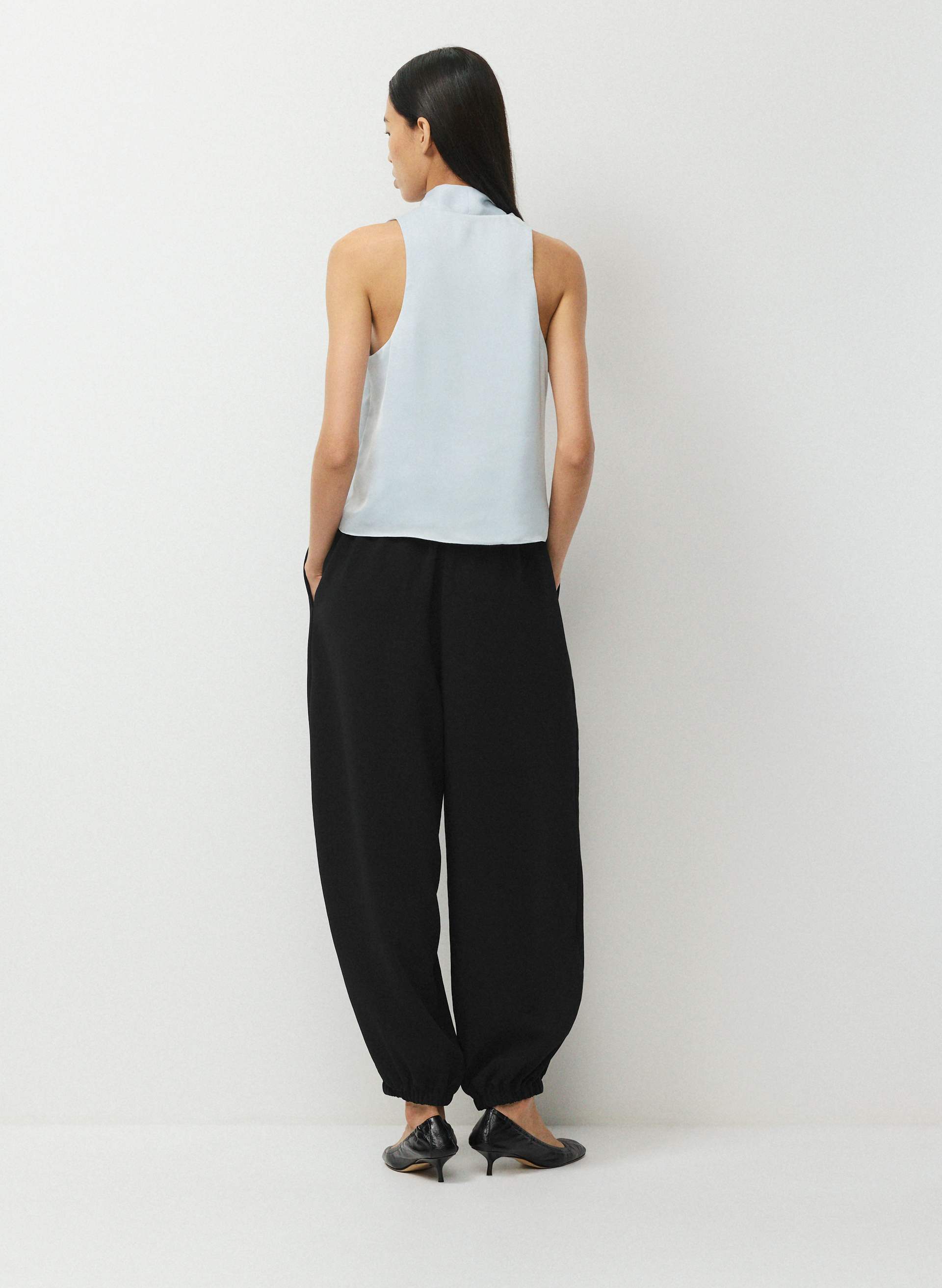 CONNECTOR SATIN TOP | Aritzia