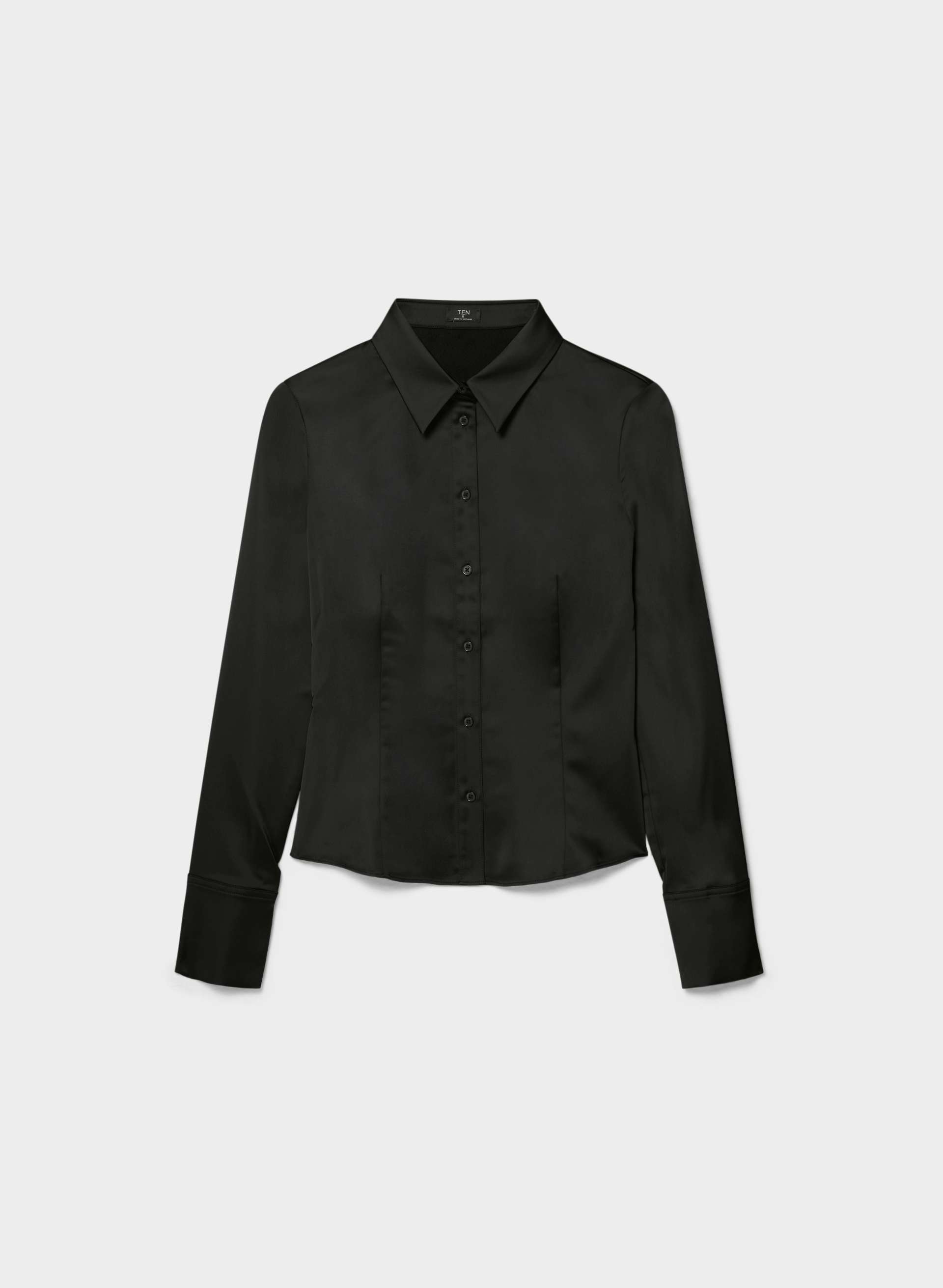 CAMEO SATIN SHIRT | Aritzia