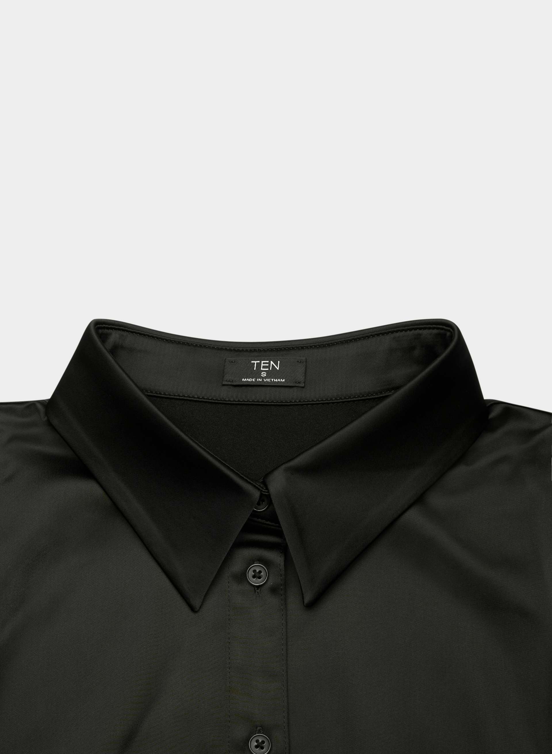 CAMEO SATIN SHIRT | Aritzia