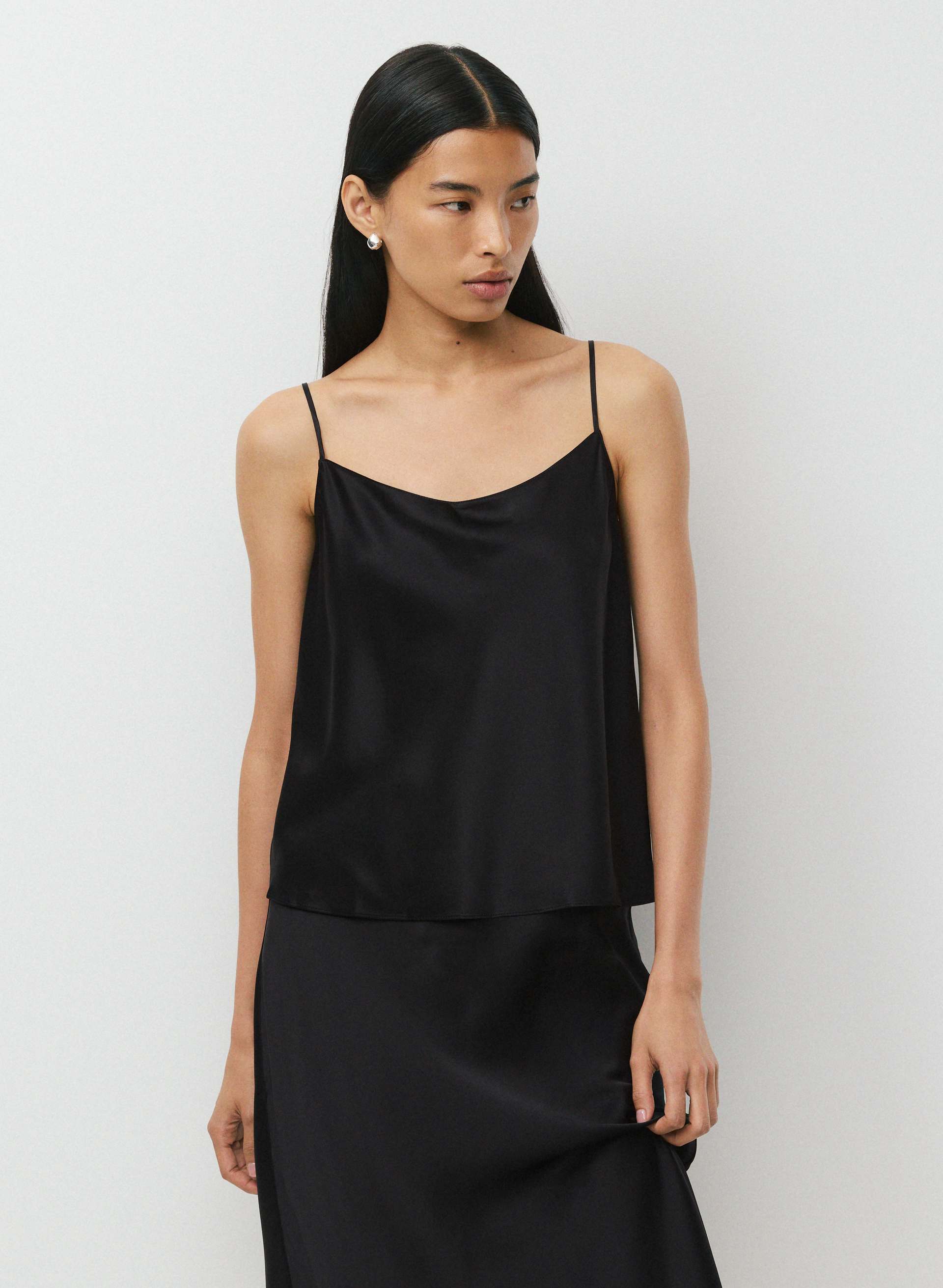MEDIAN SILK CAMISOLE | Aritzia