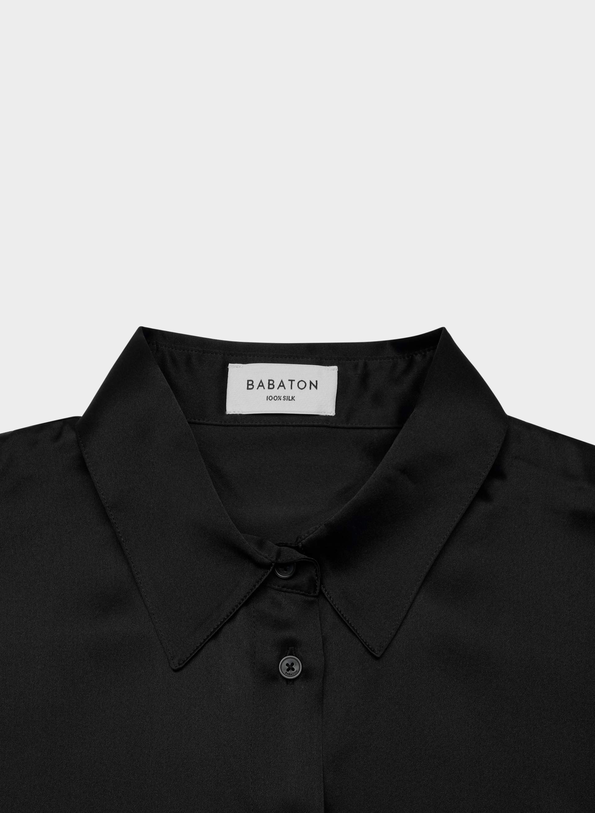 FORECAST SILK SHIRT | Aritzia