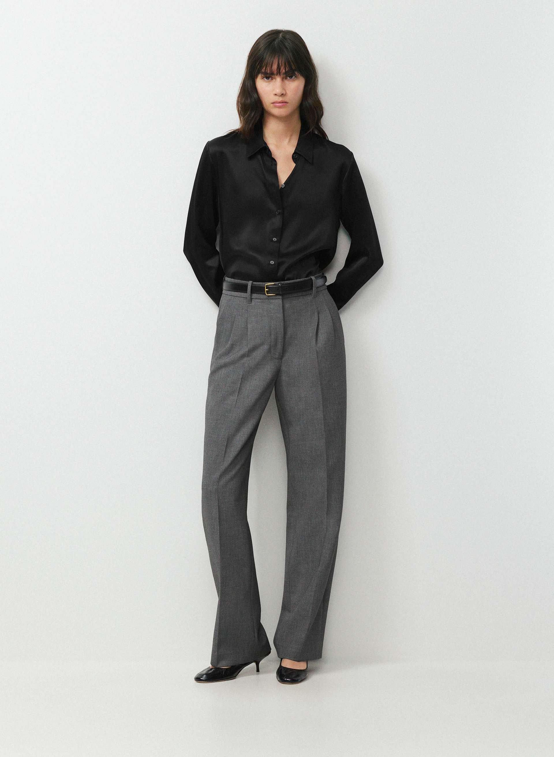 FORECAST SILK SHIRT | Aritzia