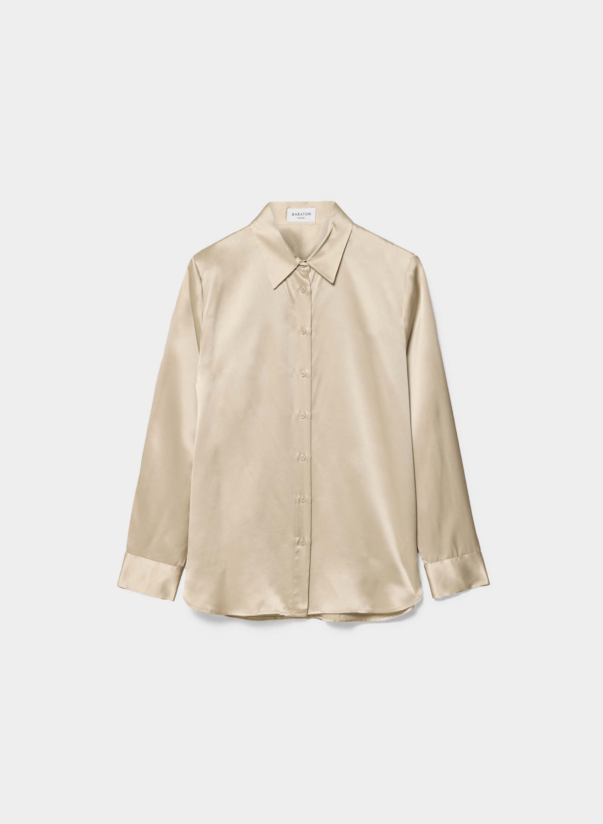 FORECAST SILK SHIRT | Aritzia